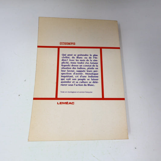 1976 Je Suis une Maudite Sauvagesse / Eukuan Nin Matshimanitu Innu-Iskueu Kapesh