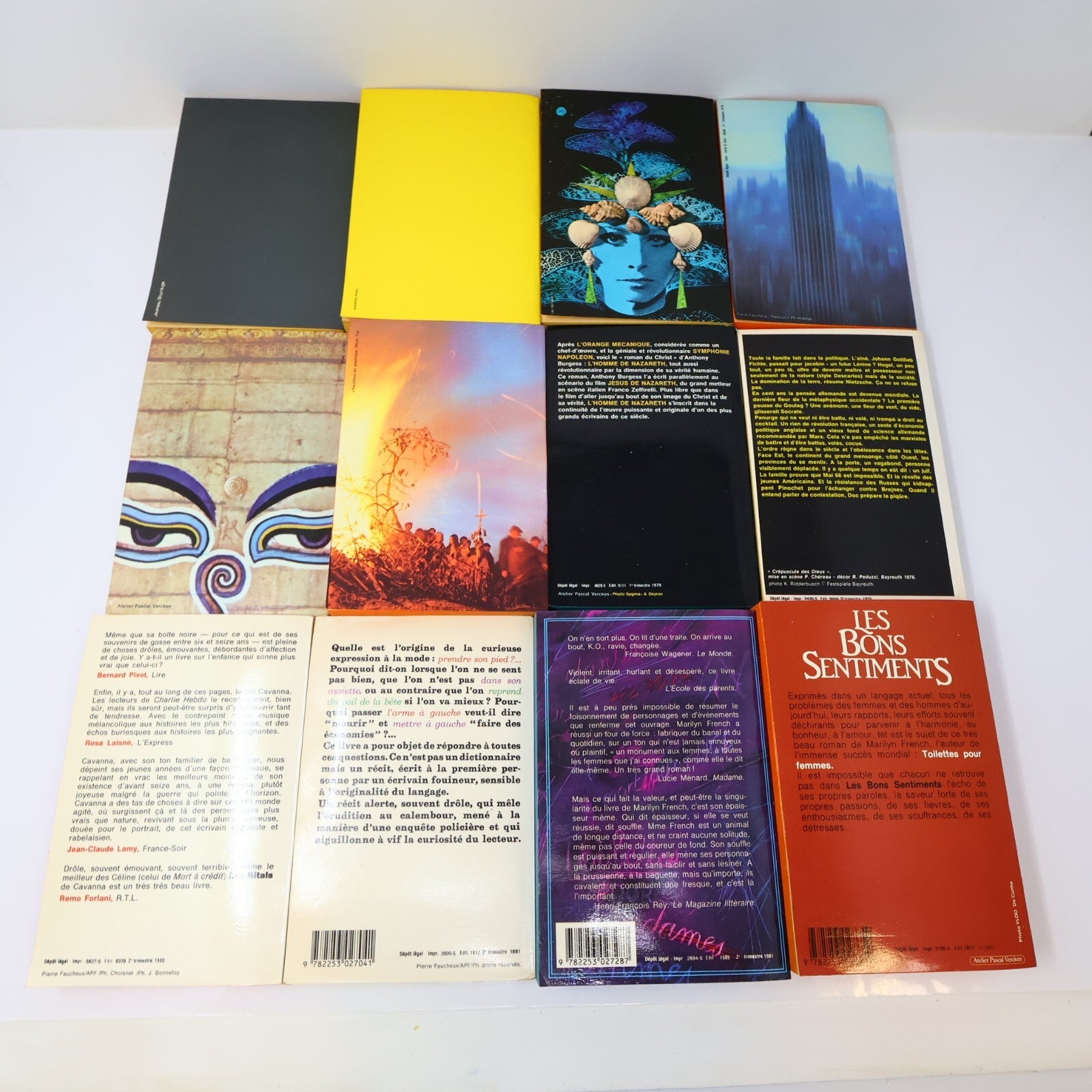 Littérature Crime Lot 36 Livres Poche Koestler/Vian/Suyin/Duneton/Carré Français
