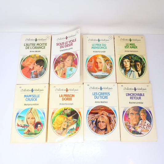 Collection Harlequin Lot 18 Livres Français/French Romance Paperback Books 1980s