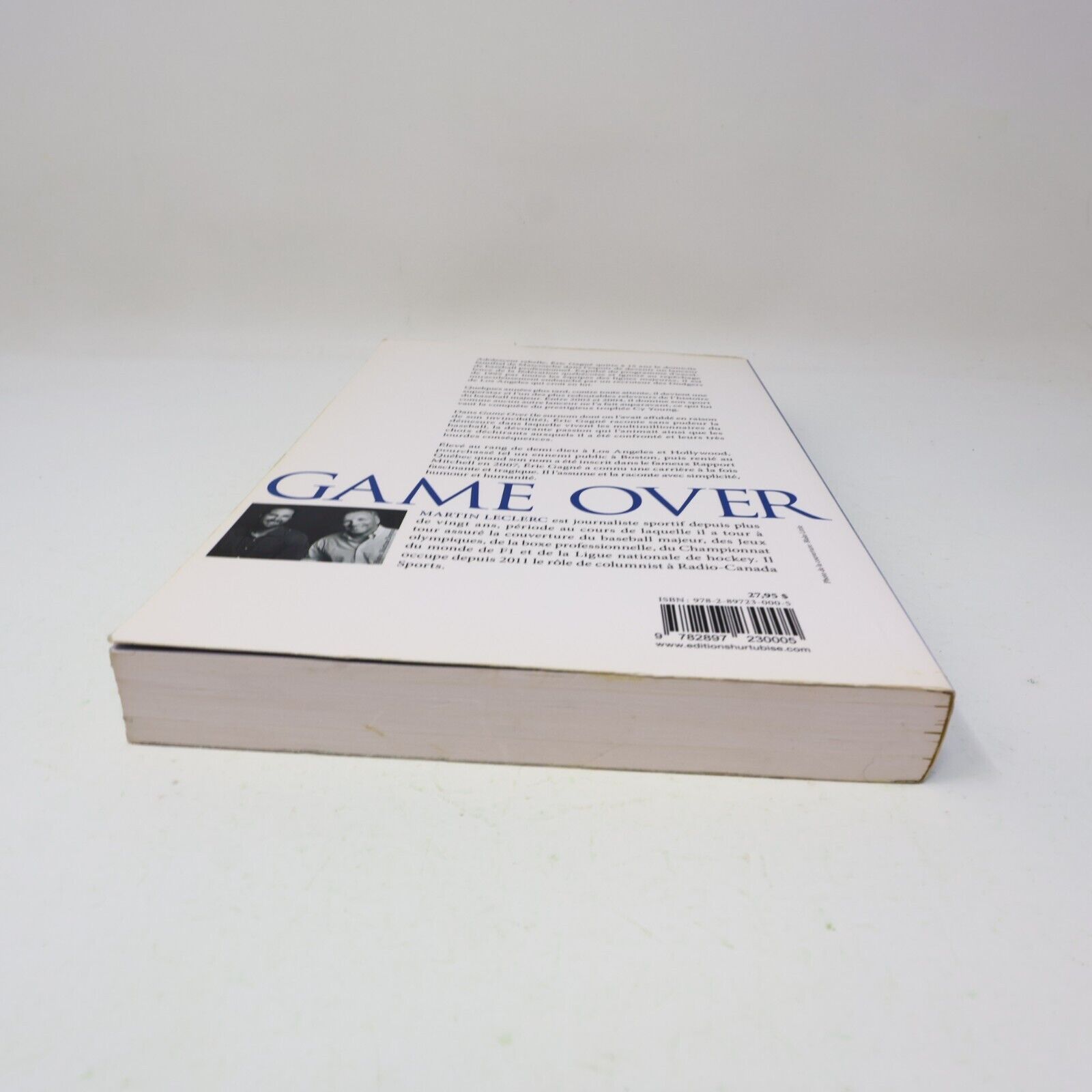 2012 Game Over l'Histoire d'Éric Gagné Martin Leclerc Biographie Baseball Sports