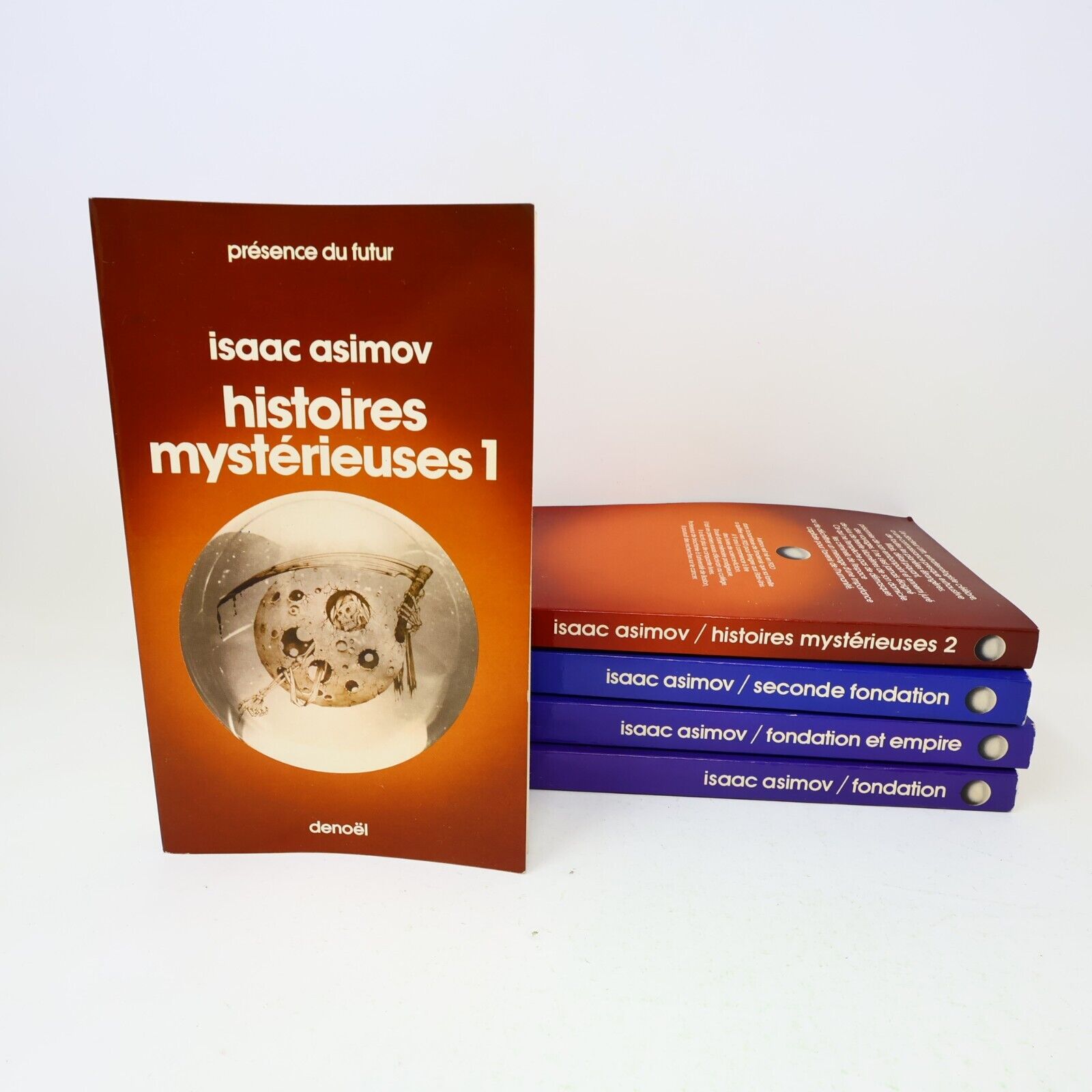 Lot 5 Isaac Asimov Présence du Futur Fondation Histoires Mystérieuses Empire 70s