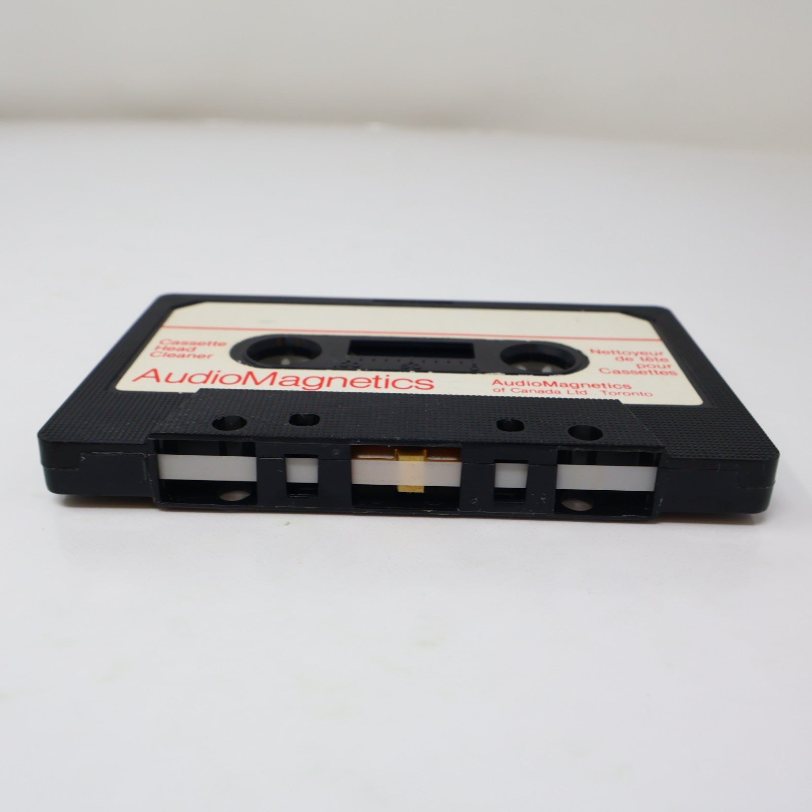 Audio Magnetics Cassette Tape Head Cleaner with Exclusive Polishing Action HC