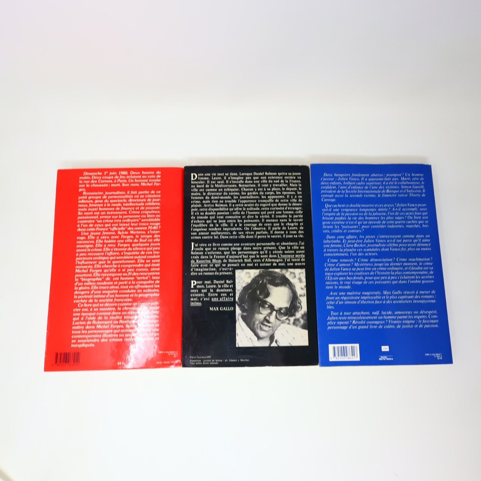 Max Gallo Affaire Intime Demeure des Puissants Crime Très Ordinaire Lot 3 Livres