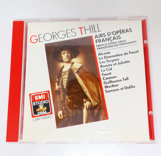 Georges Thill Airs D'Opéras Français/French Opera Arias CD Angel CDM 7 69548 2