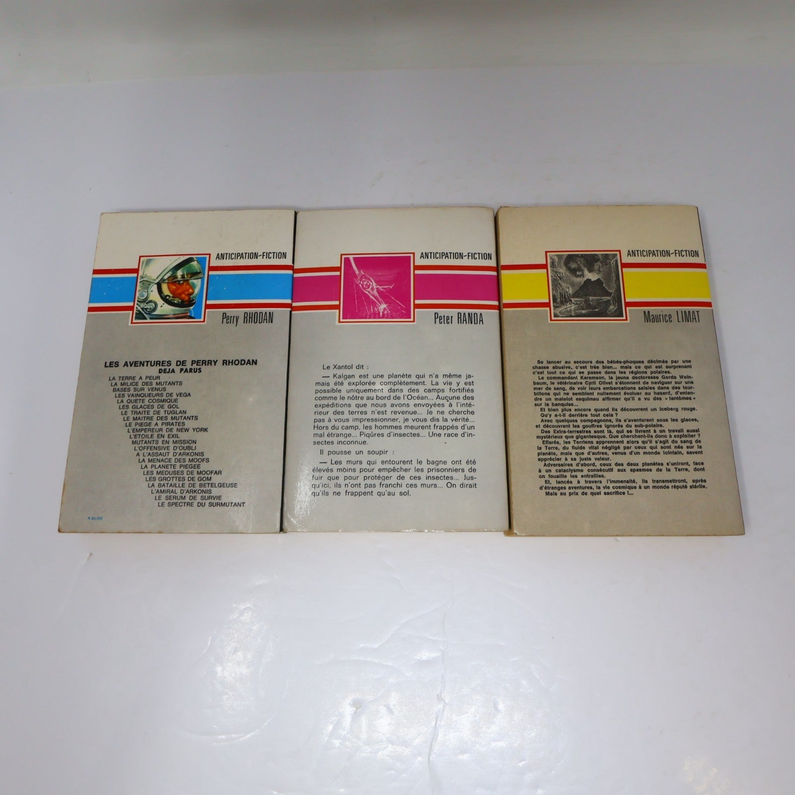 Anticipation Lot 11 Livres Fleuve Noir L'Iceberg Rouge/Métamorphose French 70s
