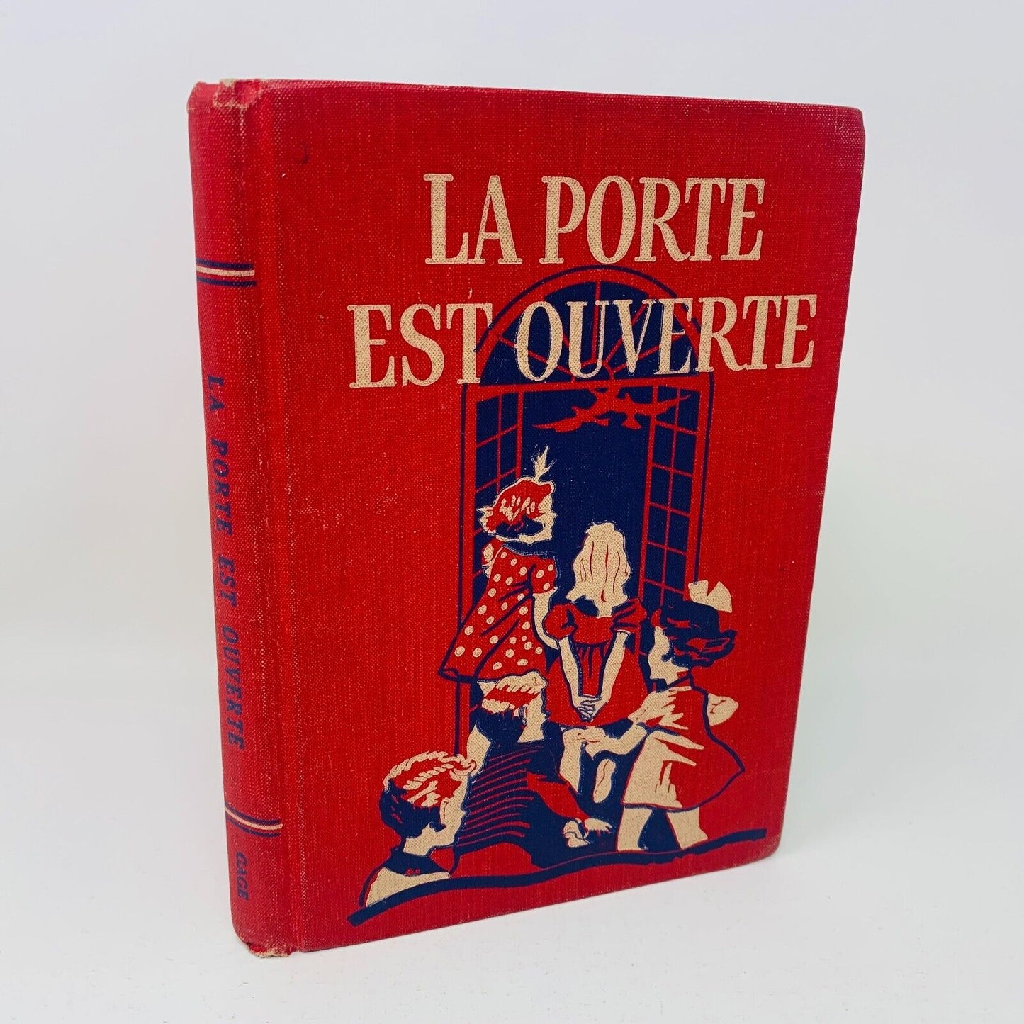 50's La Porte est Ouverte J'Apprends à Lire Premier Livre Cage Illustré Français