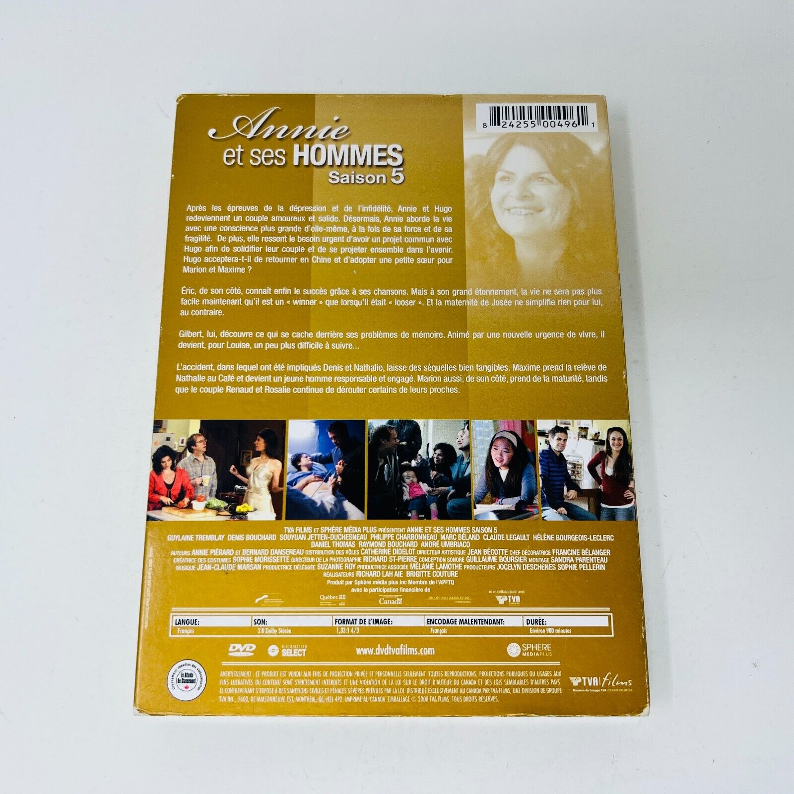 Annie et ses Hommes Saison 5 DVD Testé 2008 en Français Guylaine Tremblay NTSC
