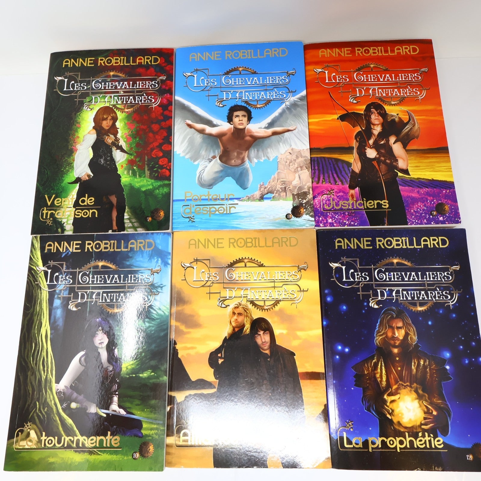 Les Chevaliers d'Antarès #1-12 Série Complète Lot 12 Livres Anne Robillard PB