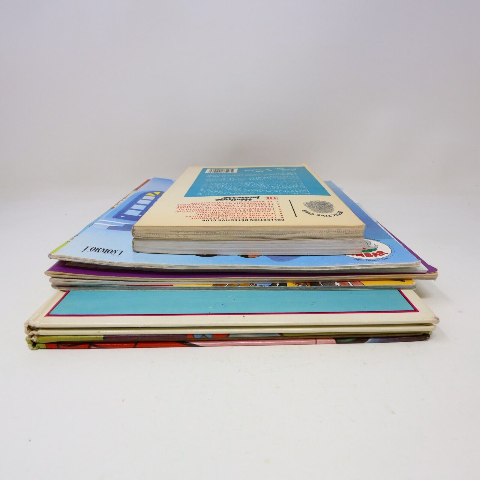 Lot 10 Livres Enfants Vintage Goldorak Belle et Sébastien Richard Scarry French