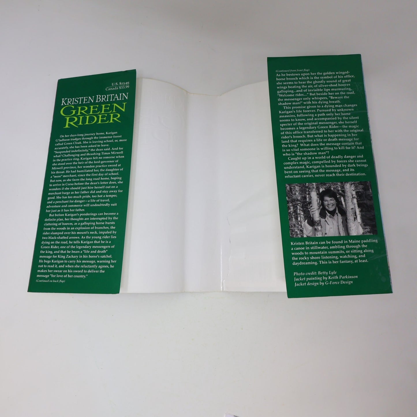 Green Rider #1 Kristen Britain 1998 1st Print Daw Hardcover Fantasy Adventure HC