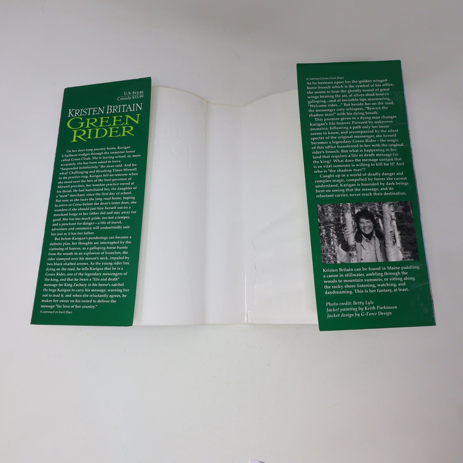 Green Rider #1 Kristen Britain 1998 1st Print Daw Hardcover Fantasy Adventure HC