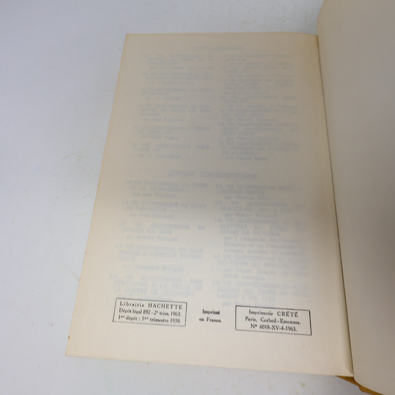 1963 La Vie Quotidienne à Rome à l'Apogée de l'Empire Jérôme Carcopino Hachette