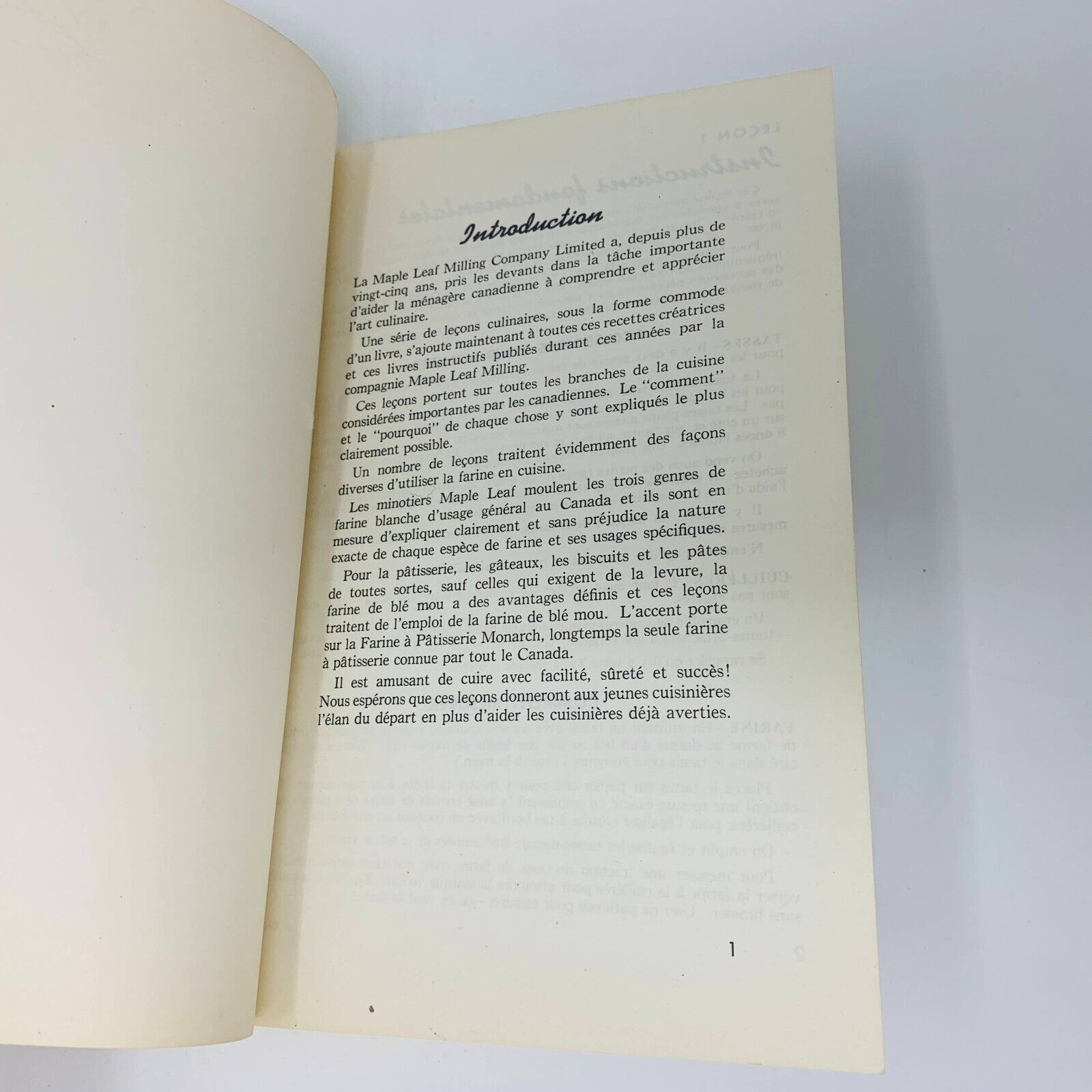 1947 La Cuisine Rendue Facile Anna Lee Scott Farine Monarch Livre Recettes HC