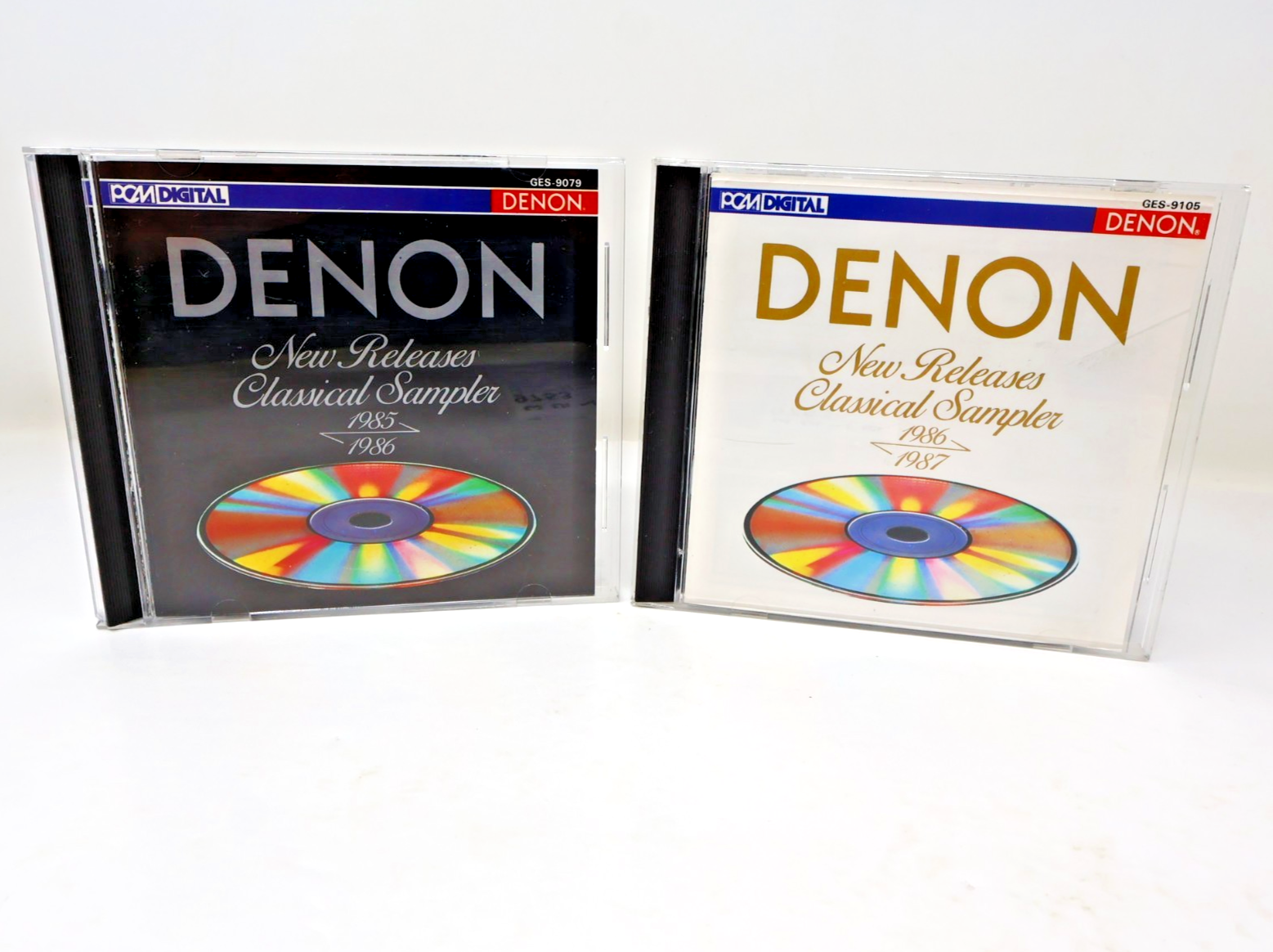 Denon New Releases Classical Sampler 1985/1986-1986/1987 2 CD Lot GES-9079 Promo
