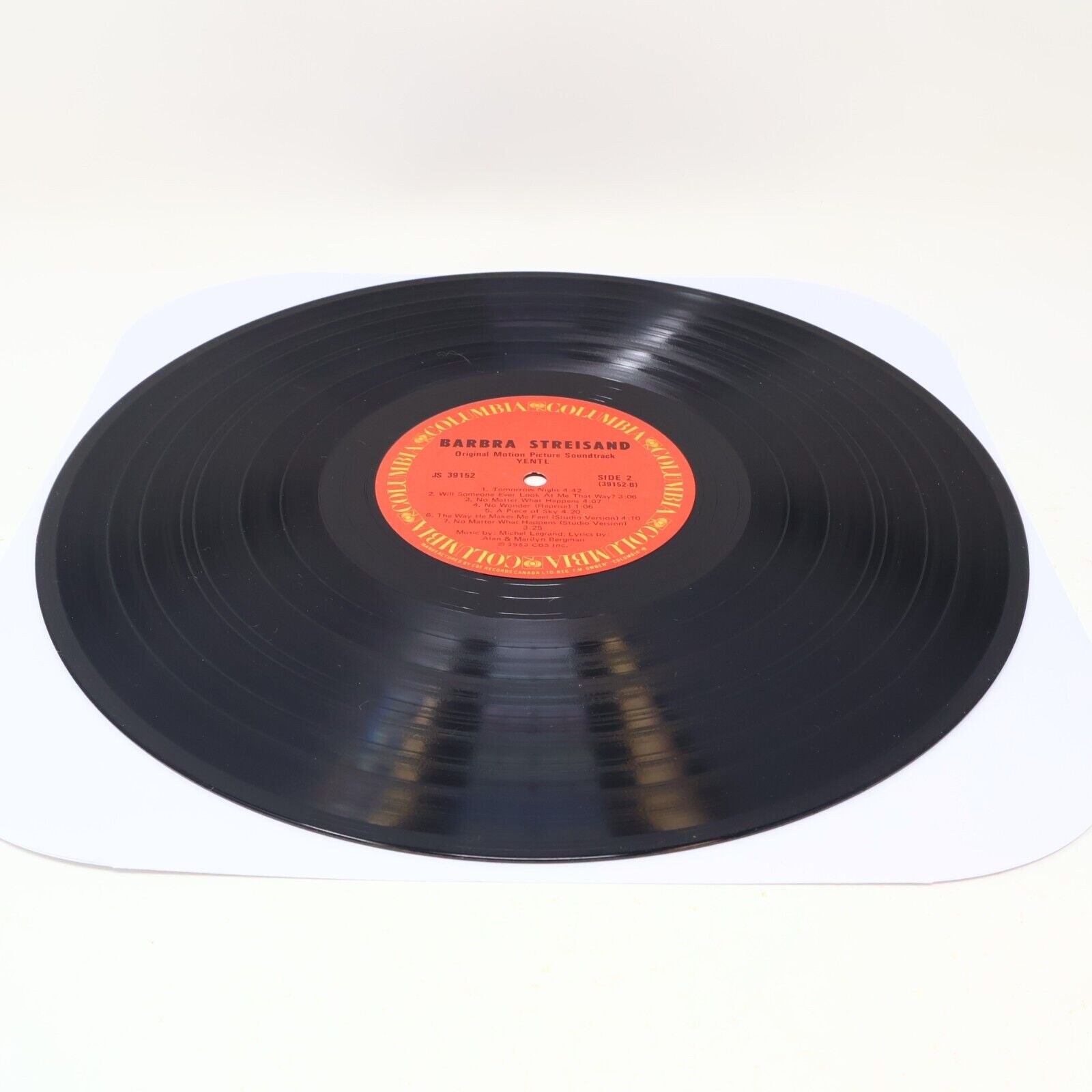 Barbra Streisand Yentl Movie Soundtrack LP Record Vinyl 1983 Columbia JS 3915