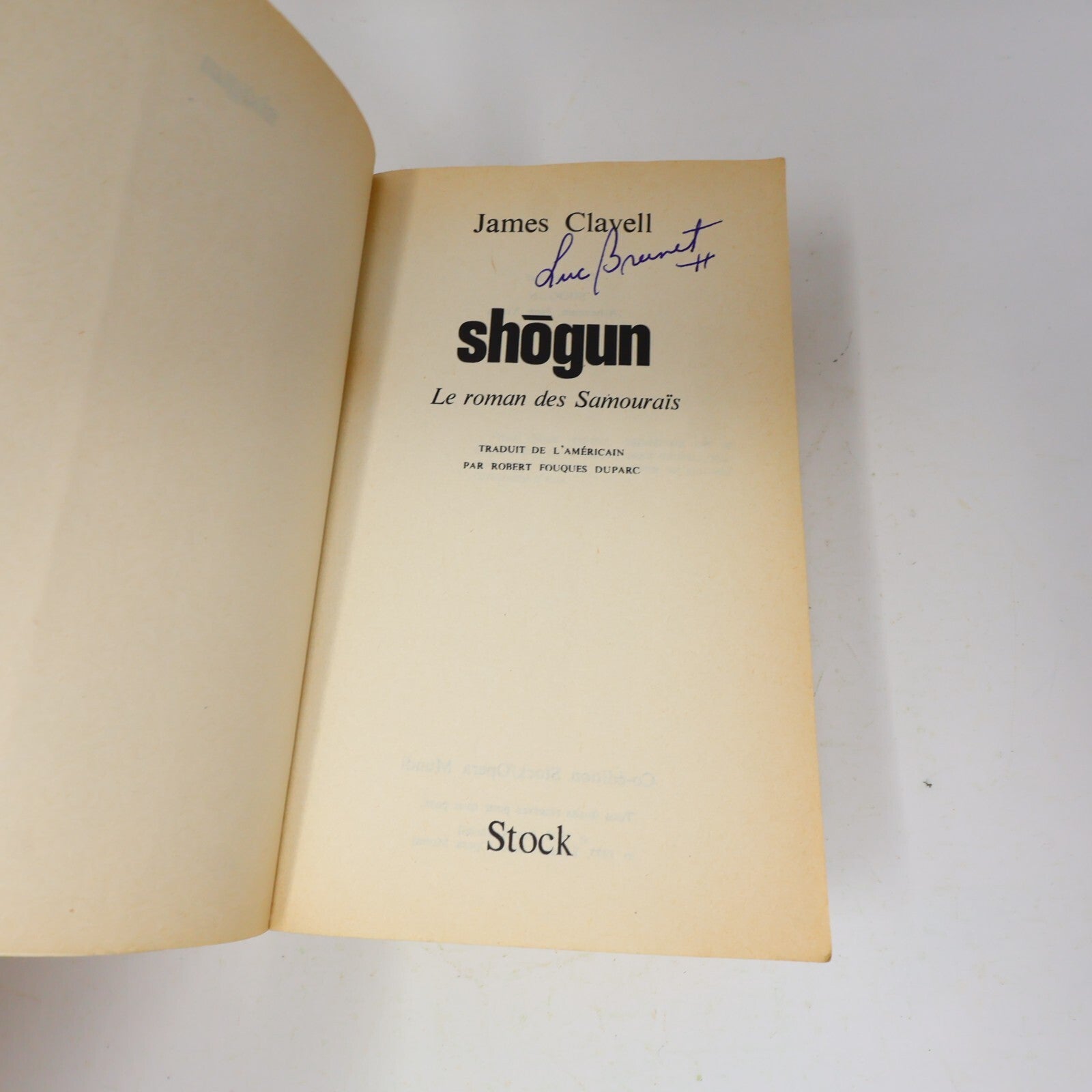 James Clavell Lot 4 Livres Shōgun/Caïd/Taï-Pan/Noble Maison Français French PB