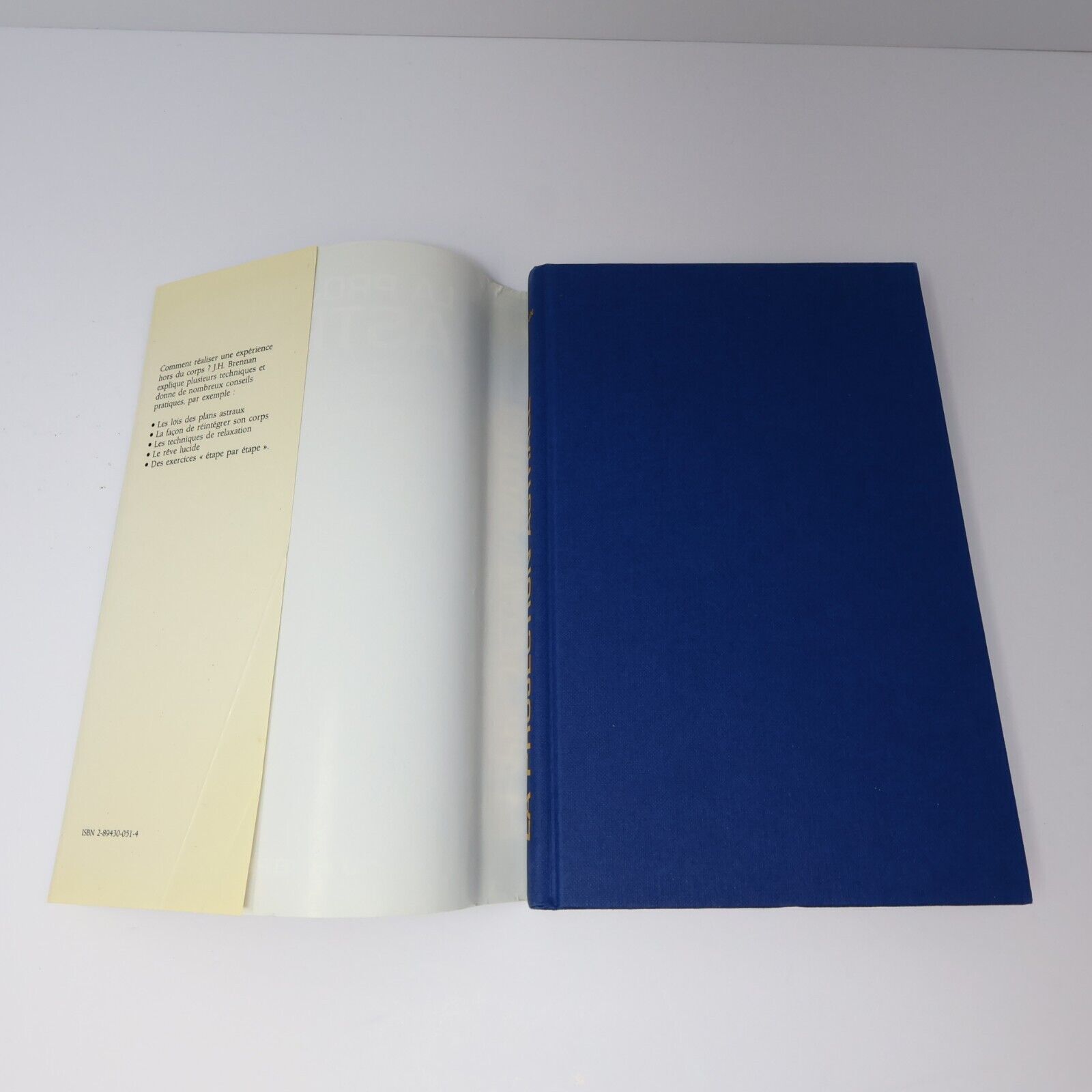 1992 La Projection Astrale de J. H. Brennan Hardcover HC Ésotérisme Français 90s