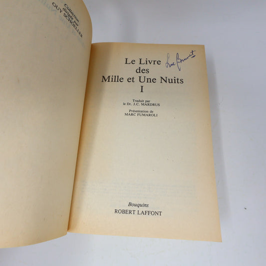 Le Livre des Mille et une Nuits #1 J.C. Mardrus Bouquins 1980 Robert Laffont 80s