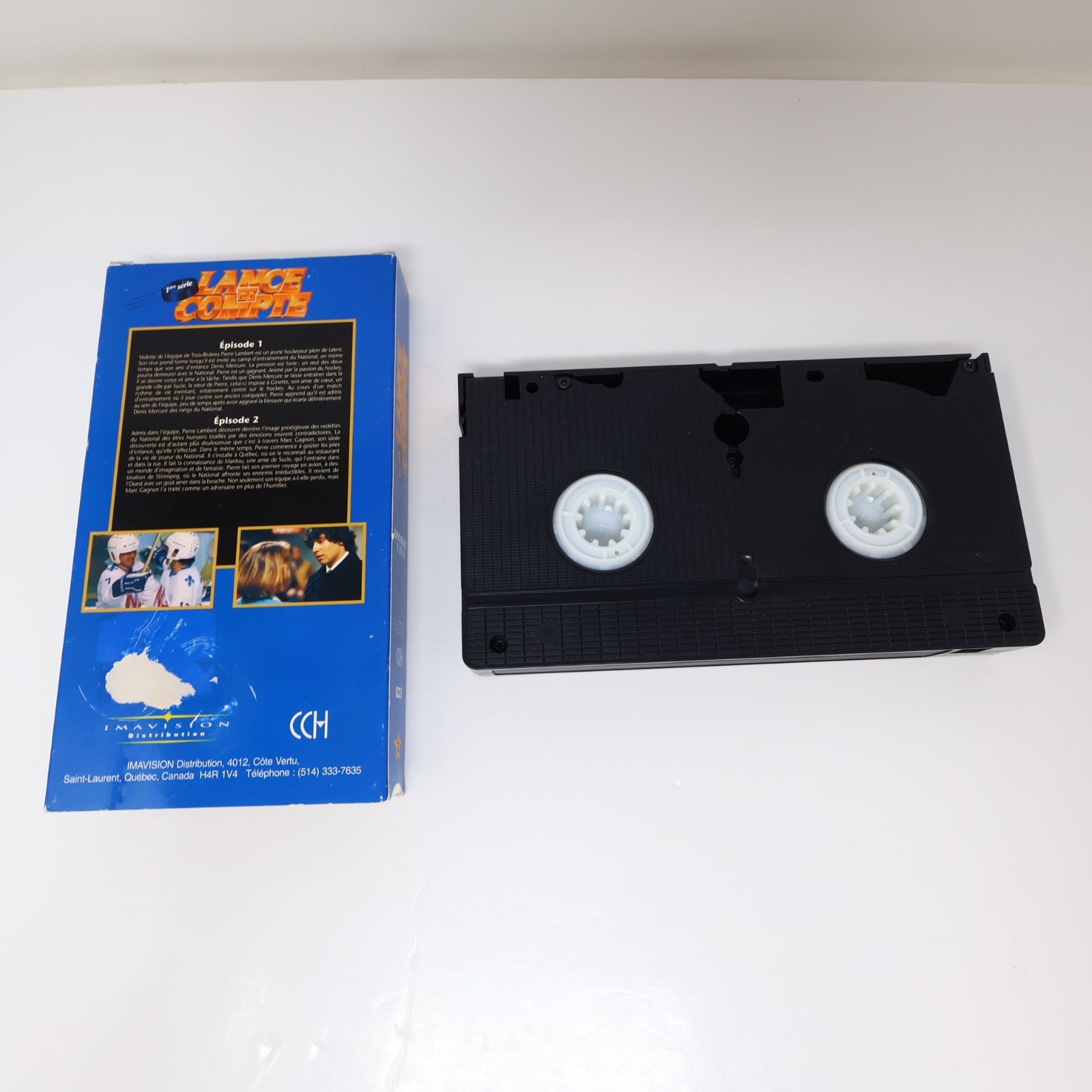Lance et Compte Lot 15 VHS Série 1-2-3 Pierre Lambert Hockey National Messier