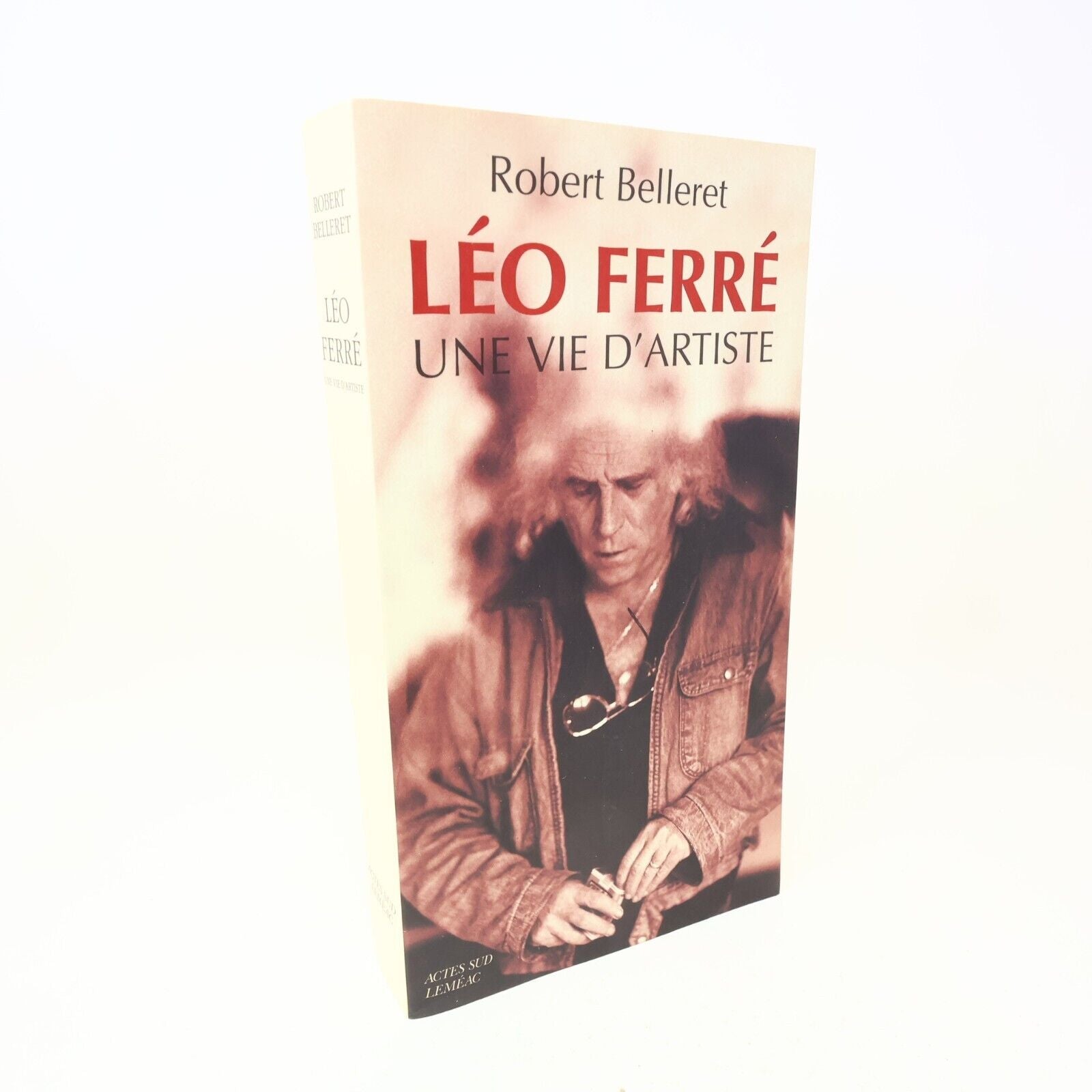 1996 Léo Ferré une Vie d'Artiste Robert Belleret Biographie Chanteur Musique 90s