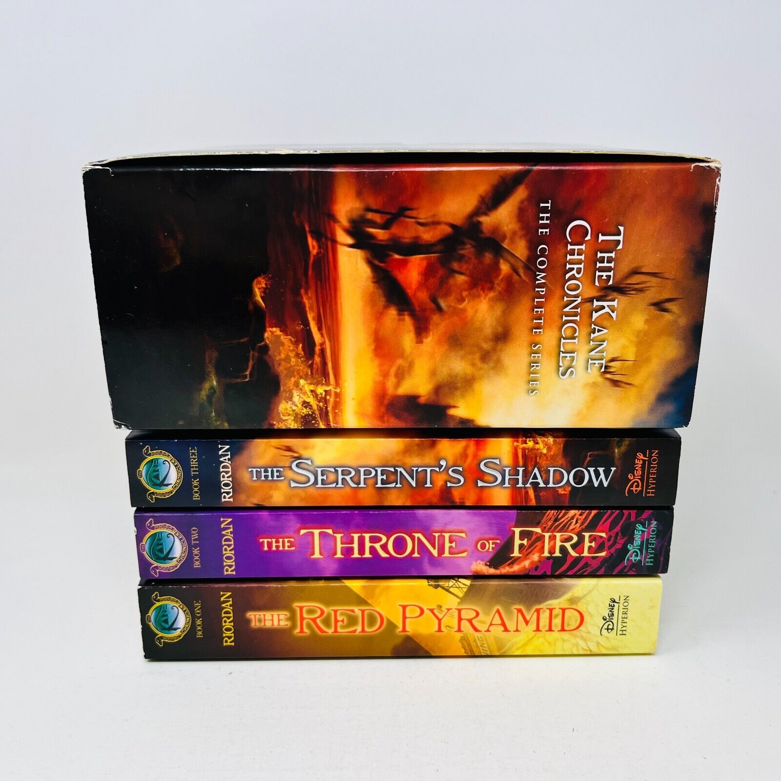 2013 The Kane Chronicles Complete Series Hyperion Box Set by Rick Riordan PB