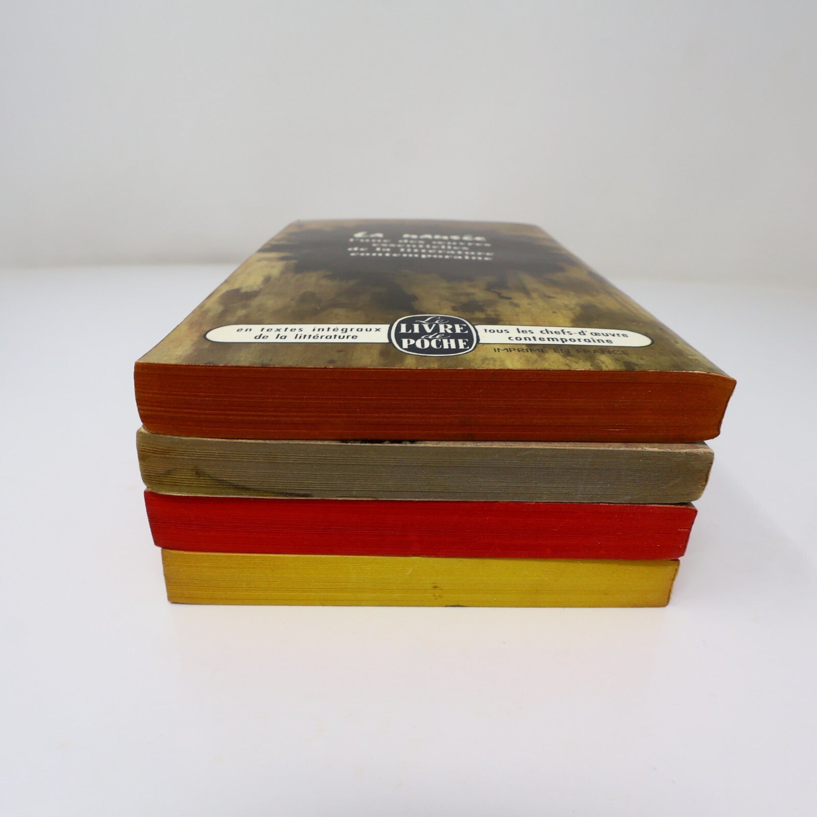 Jean-Paul Sartre Lot 4 Livres Poche La Nausée/Huis Clos/Mains Sales Roman French