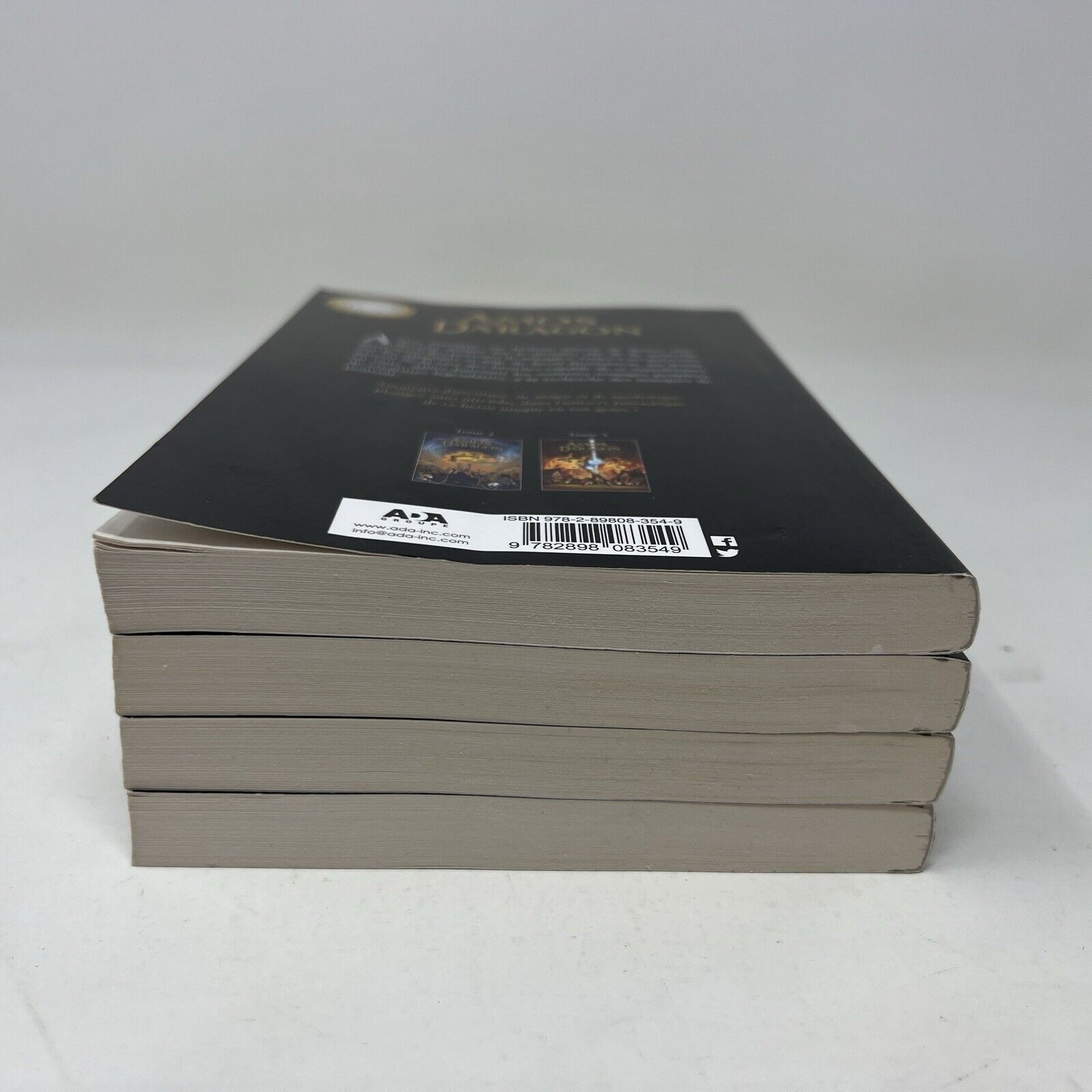 Amos Daragon #1-2-3-4 de Bryan Perro Lot Livres Édition 2020 Porteur de Masques