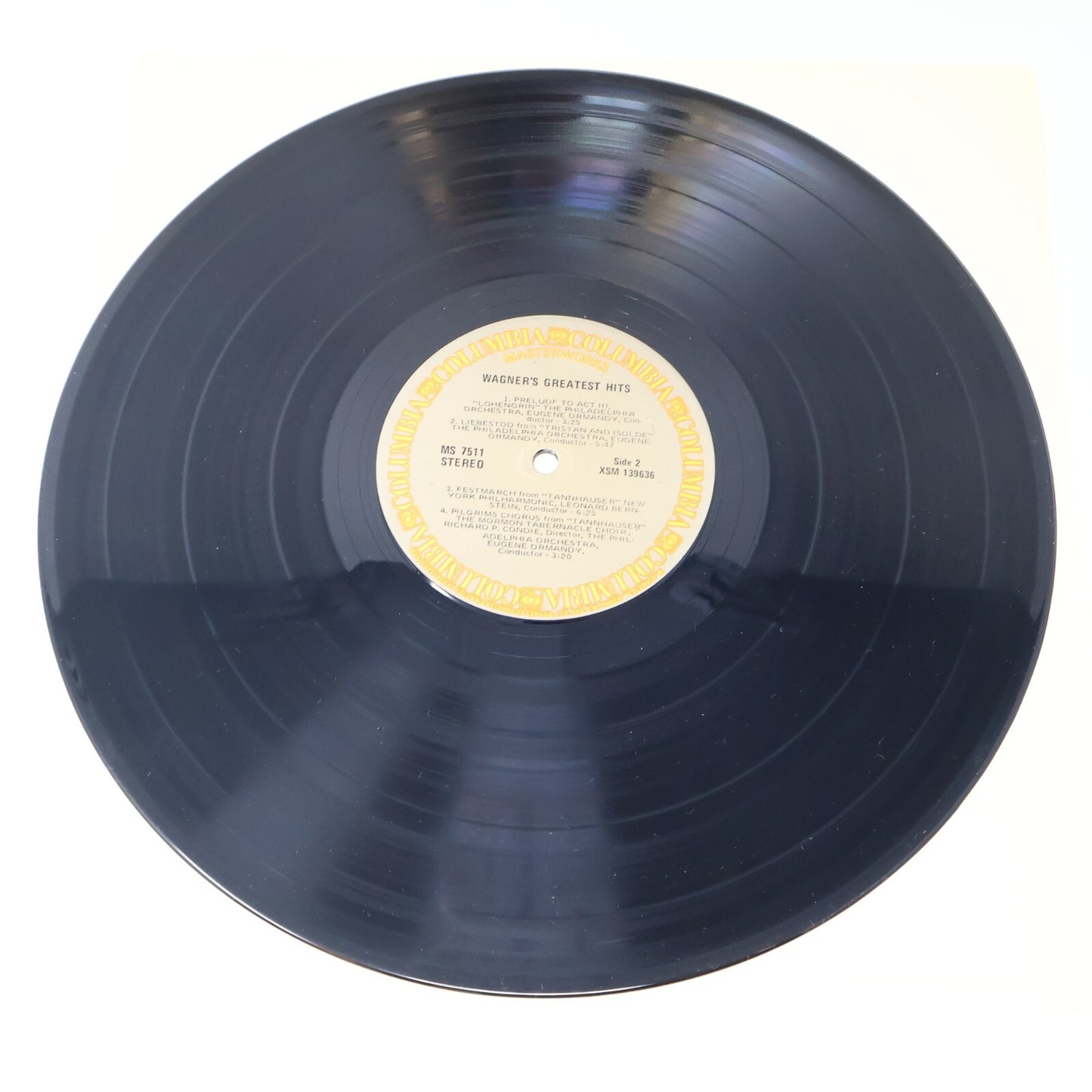 Wagner Greatest Hits Bernstein Szell Ormandy Masterworks LP Record Vinyl MS 7511