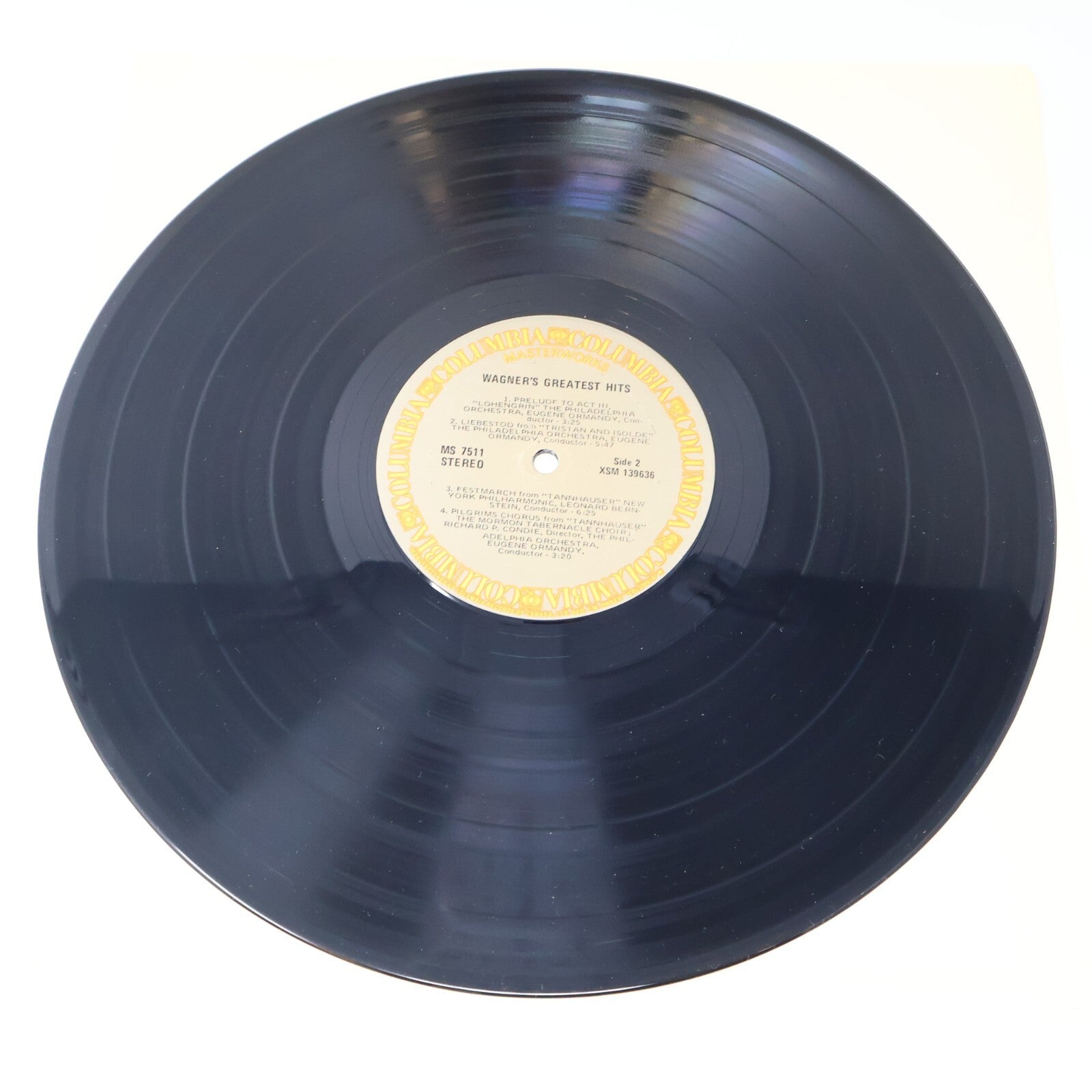 Wagner Greatest Hits Bernstein Szell Ormandy Masterworks LP Record Vinyl MS 7511