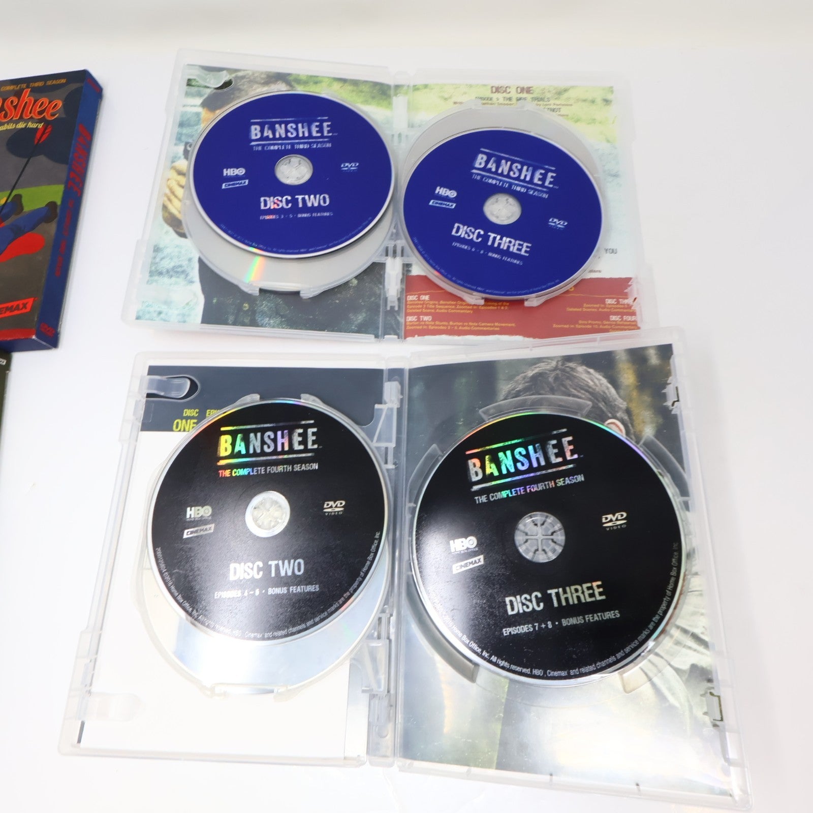 Banshee Season #1-4 Complete Series 4 DVD Lot Cinemax HBO Antony Starr/Milicevic