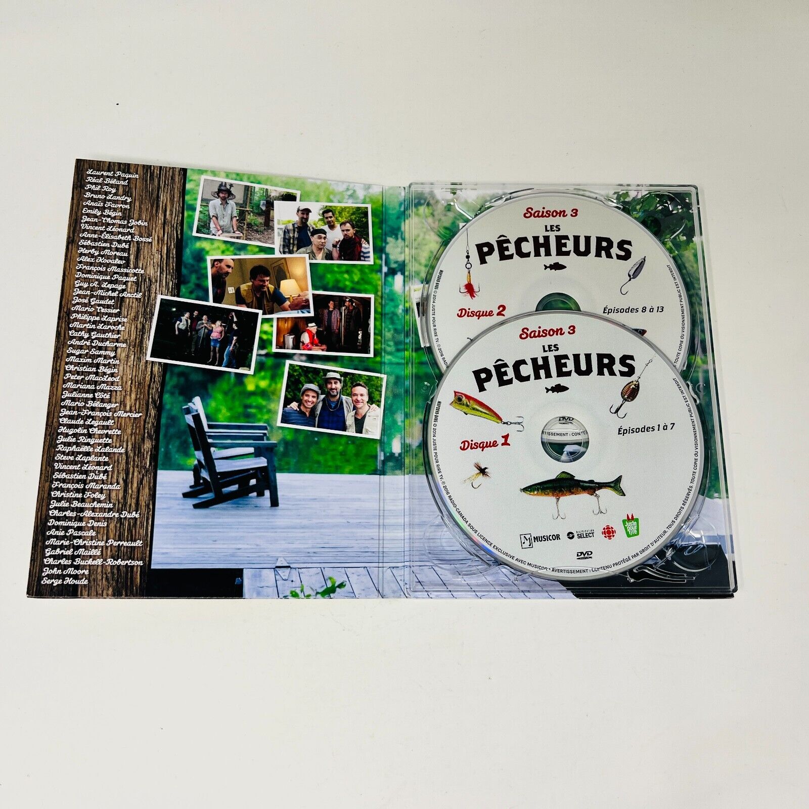 Les Pêcheurs Saison 3 DVD Testé 2016 Comédie de Martin Petit Québec Série Télé