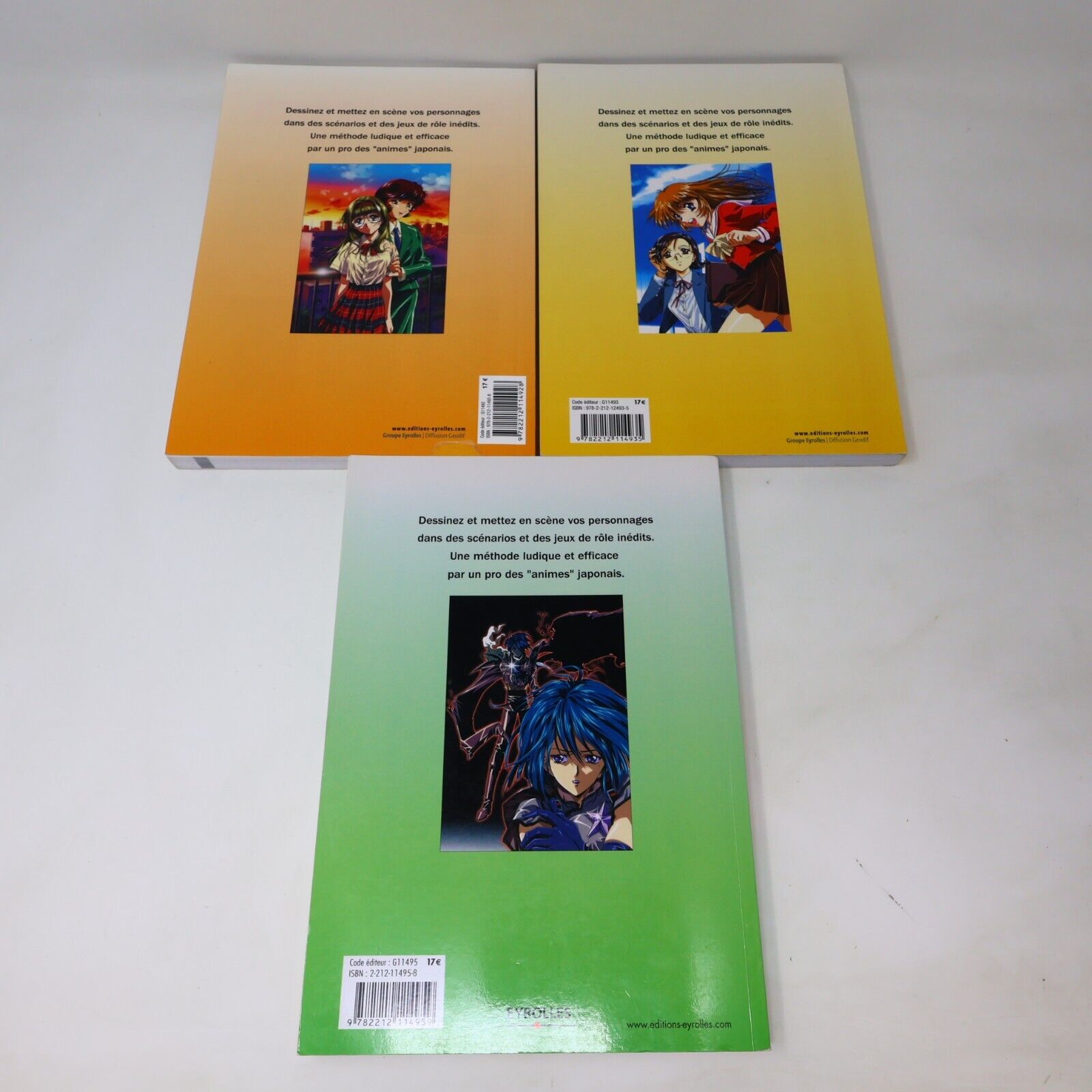 3x Le Dessin Jap'Anime #1-2, 4 Dessiner Japon Art Mangas Lot Livres Français PB