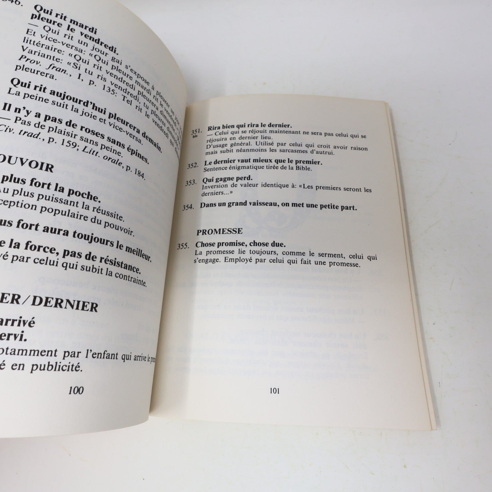 1974 Le Livre de Proverbes Québécois Pierre Desruisseaux L'Aurore Langue 70s PB