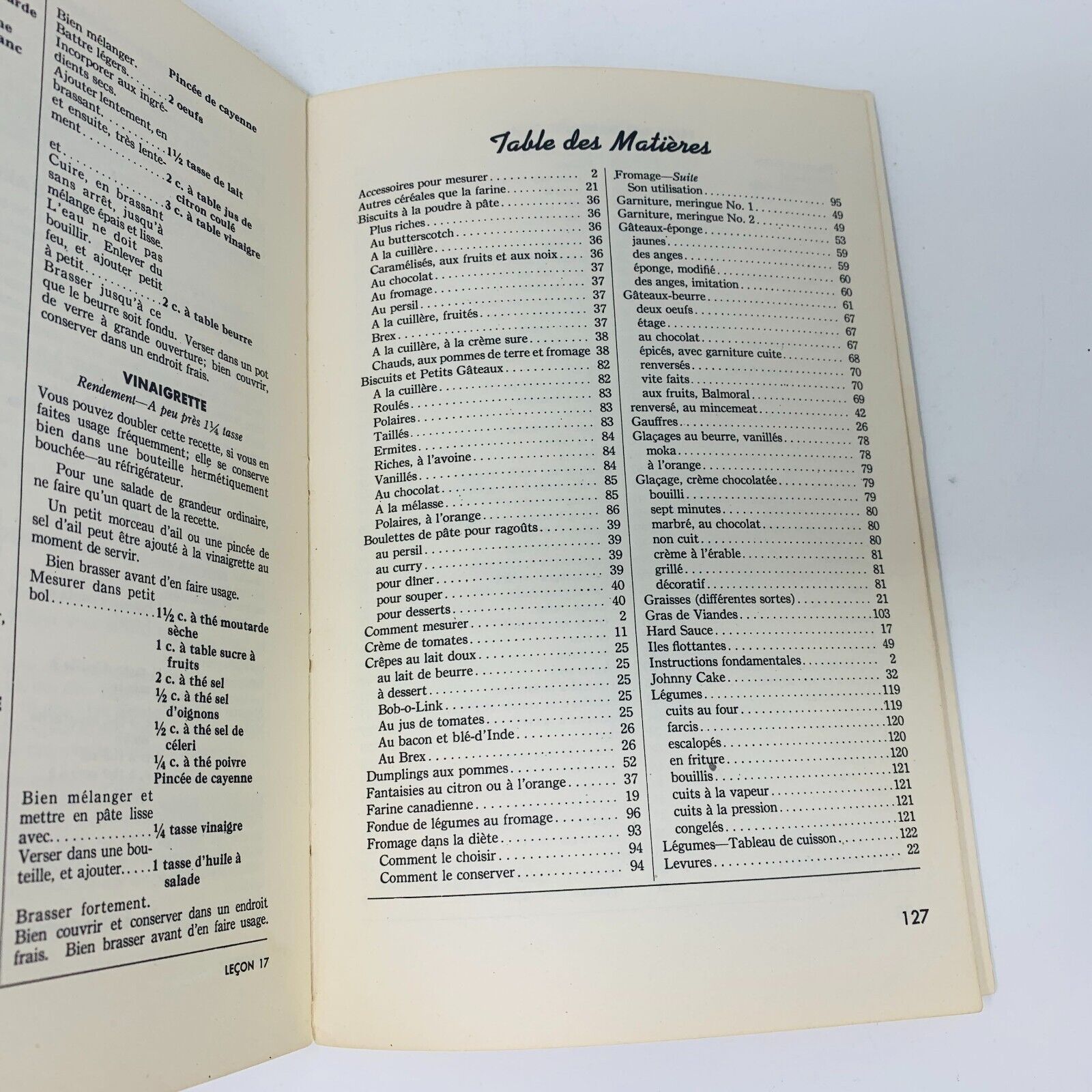 1947 La Cuisine Rendue Facile Anna Lee Scott Farine Monarch Livre Recettes HC