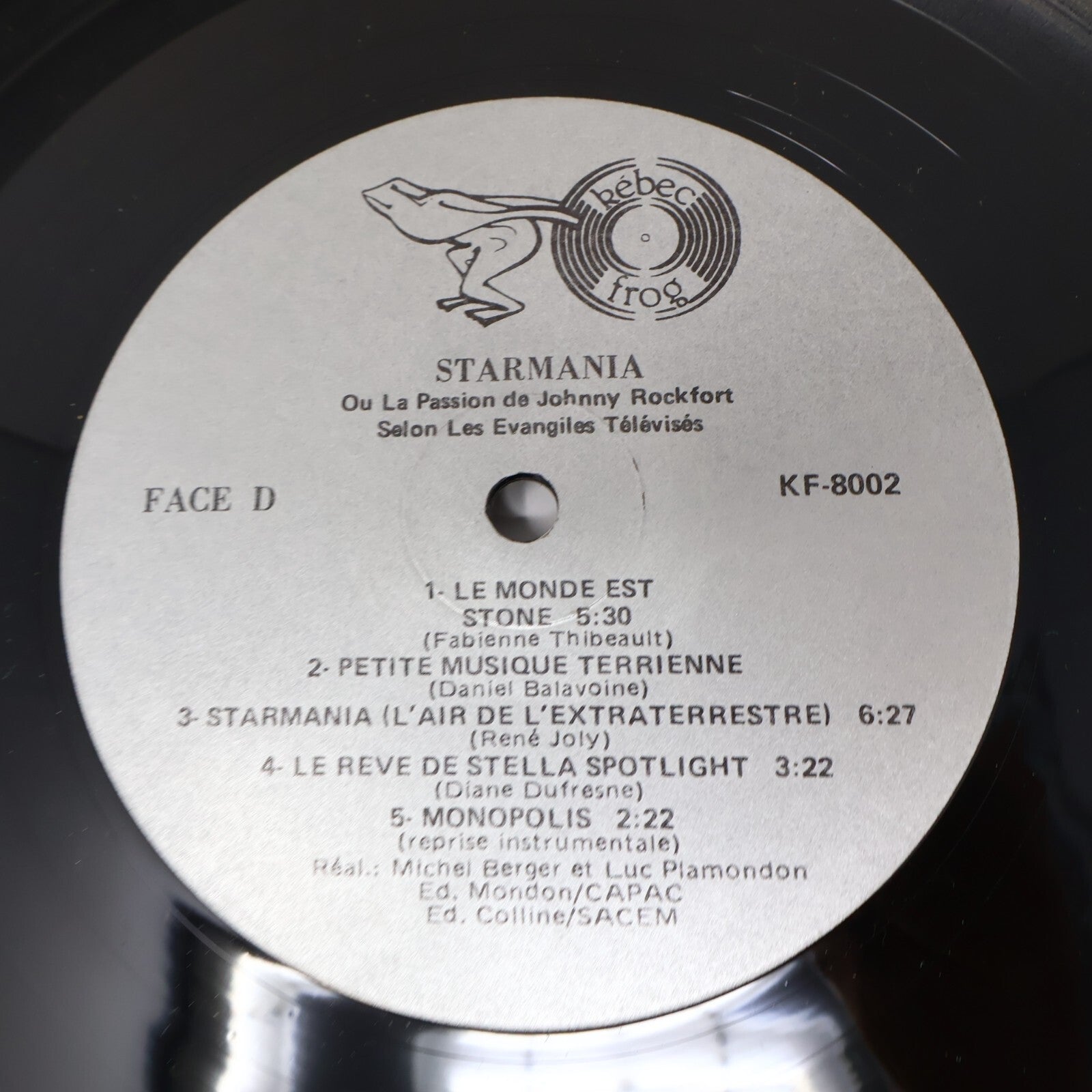 Starmania Michel Berger/Luc Plamondon Disque 2x LP 1978 Dubois/Dufresne/Workman