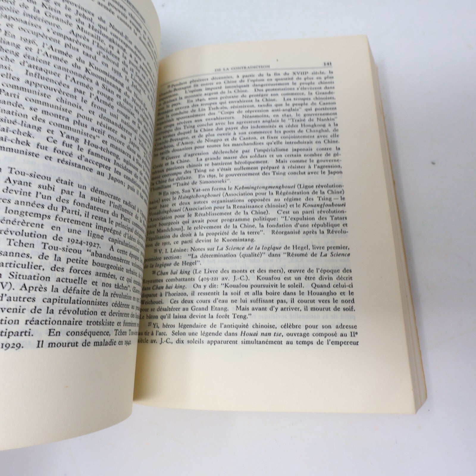 1972 Textes Choisis de Mao Tsetoung Politique Société Français Paperback Livre