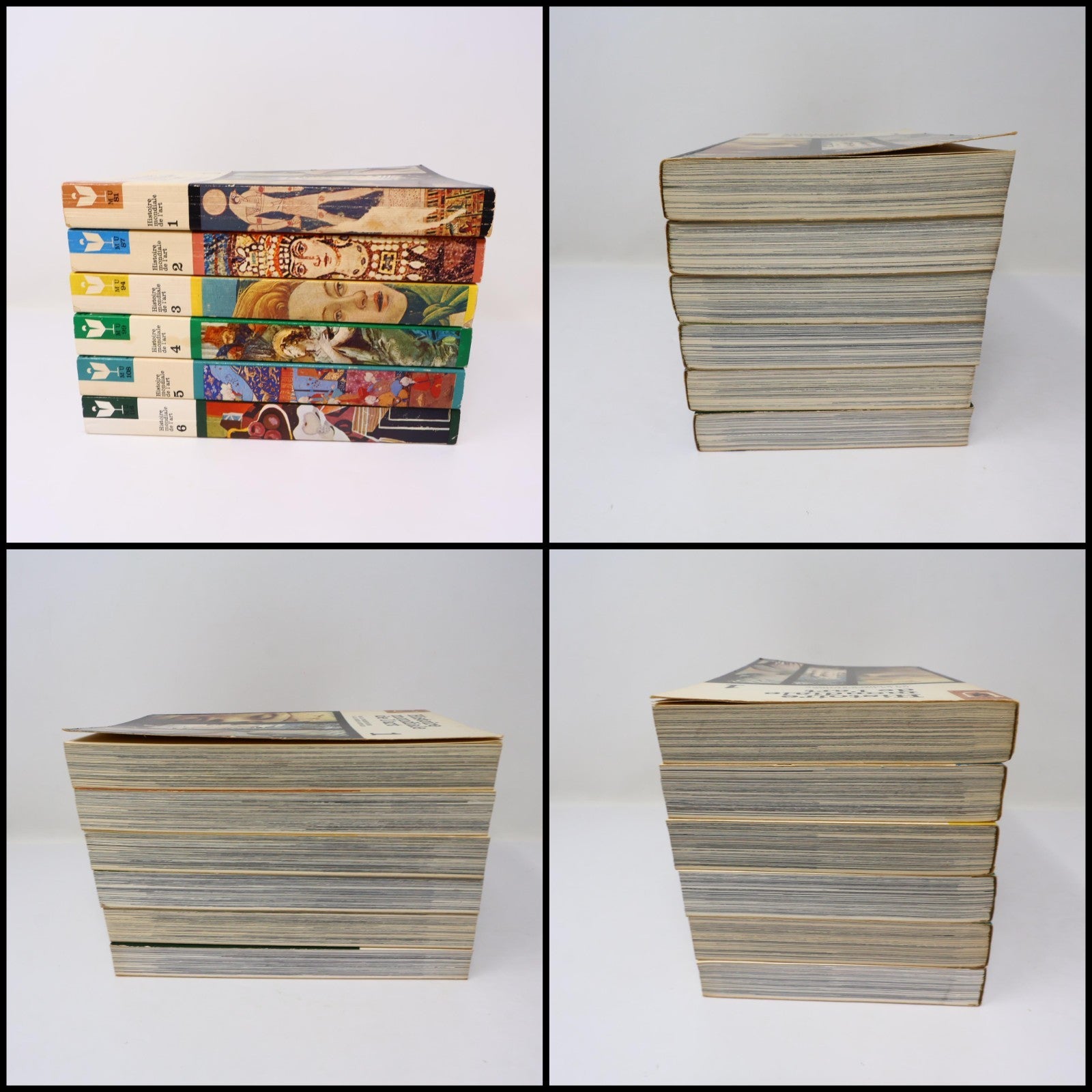 Histoire Mondiale de l'Art #1-6 Marabout Université Série Complète Lot 6 Livres