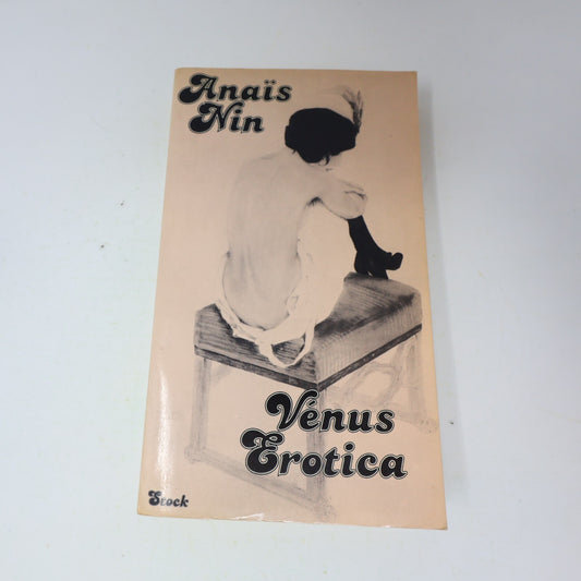 1978 Venus Erotica Anaïs Nin Stock Érotisme Roman Adultes Français Paperback 70s