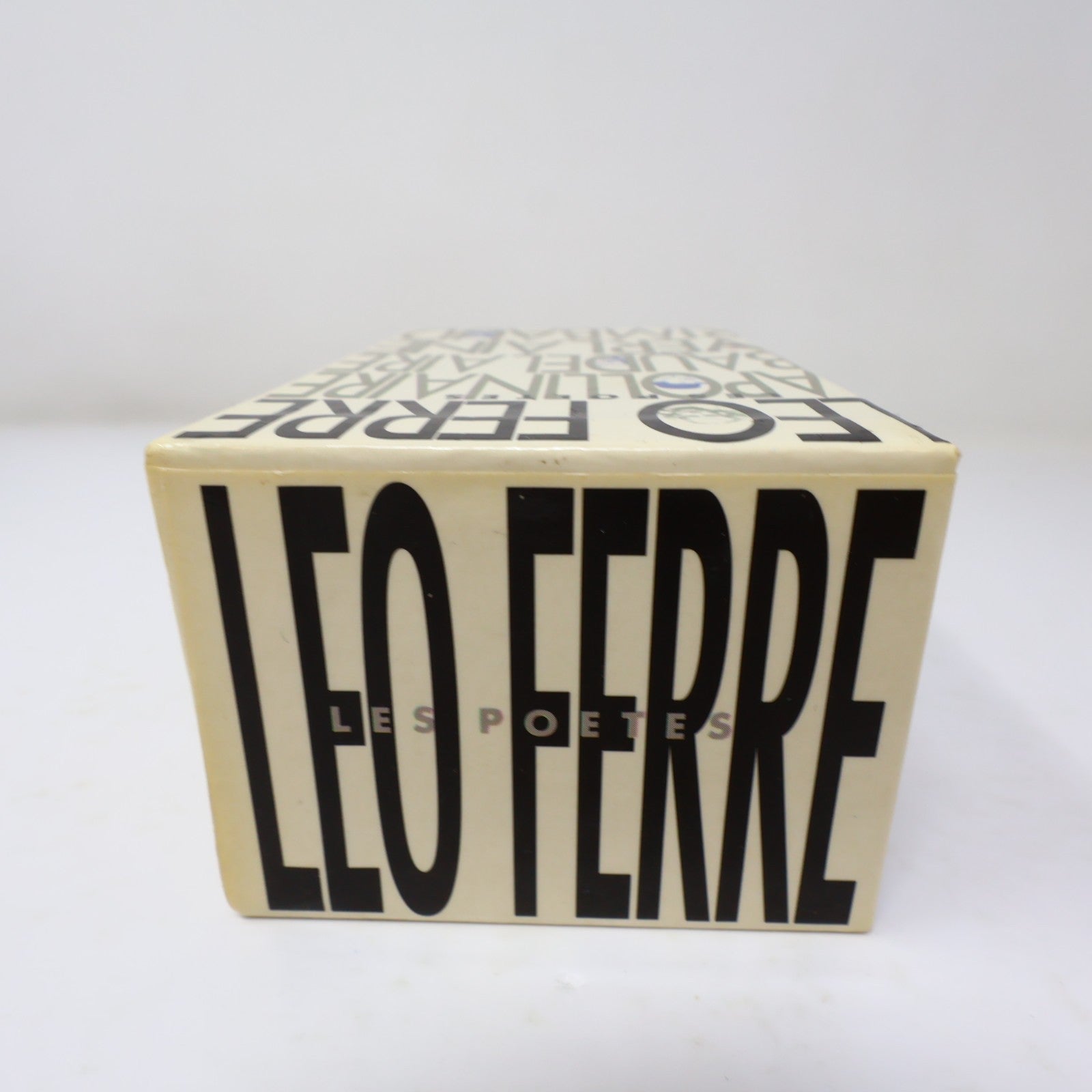 Léo Ferré Les Poètes Boîtier Cassette Apollinaire/Baudelaire/Verlaine Rimbaud