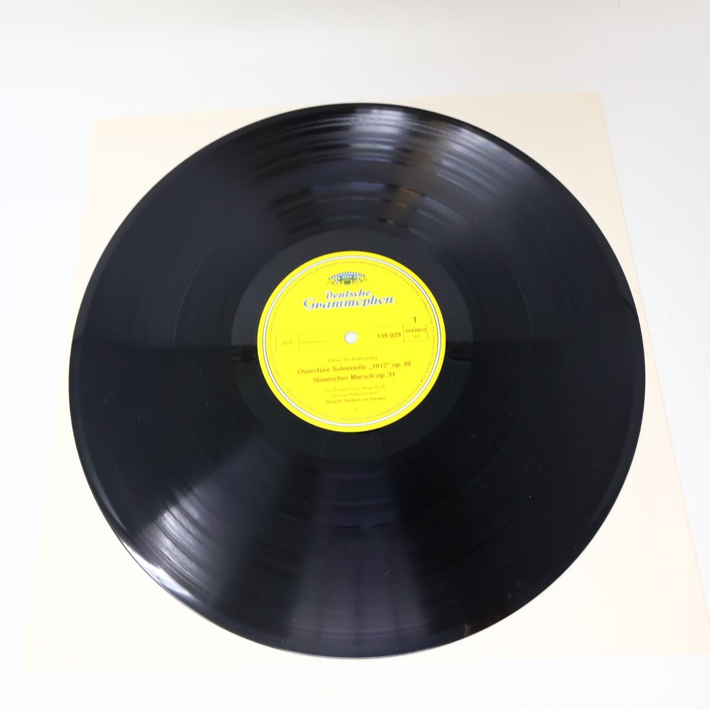 Tschaikowsky Von Karajan Ouverture 1812 Marche Slave Romeo Julia Record 139 029