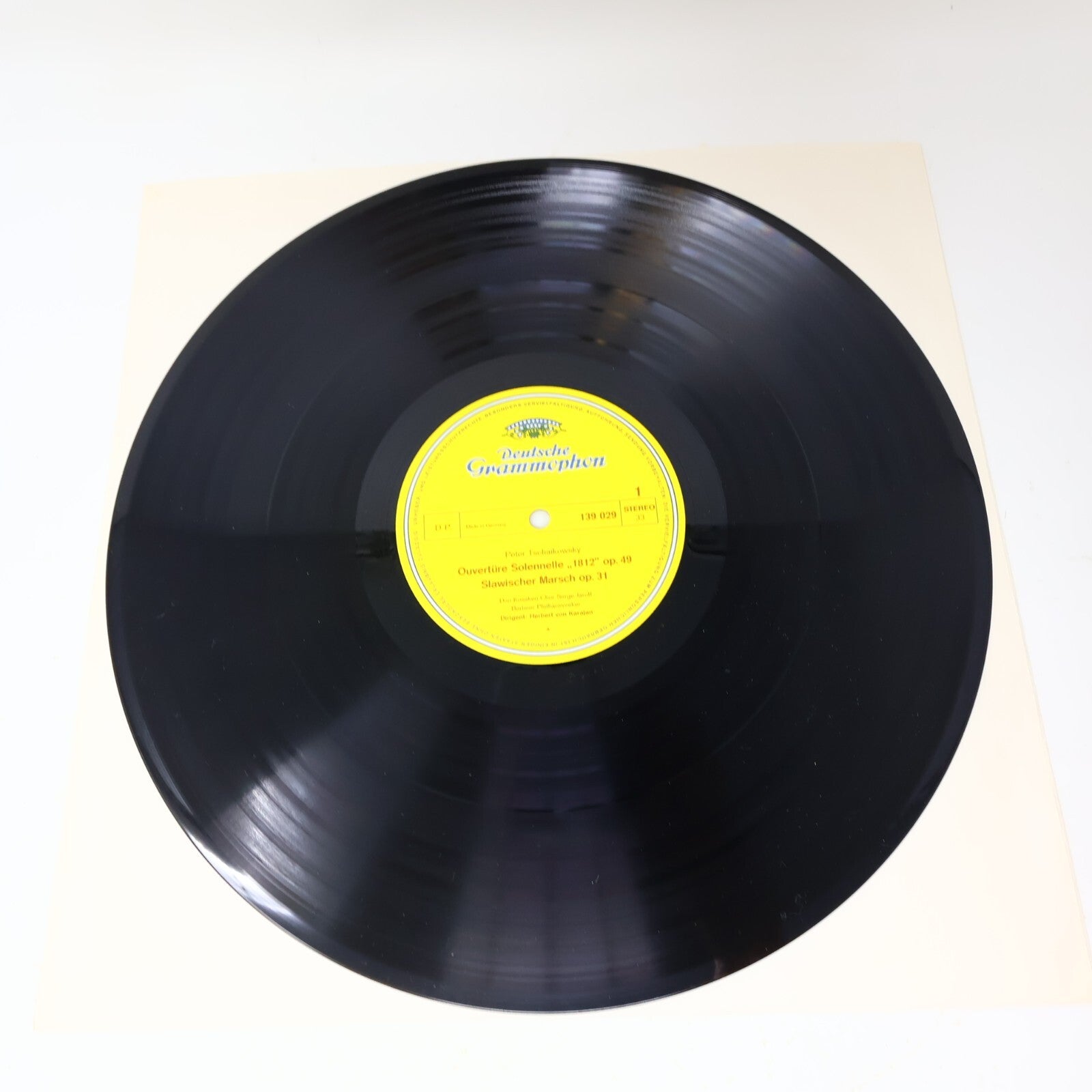 Tschaikowsky Von Karajan Ouverture 1812 Marche Slave Romeo Julia Record 139 029