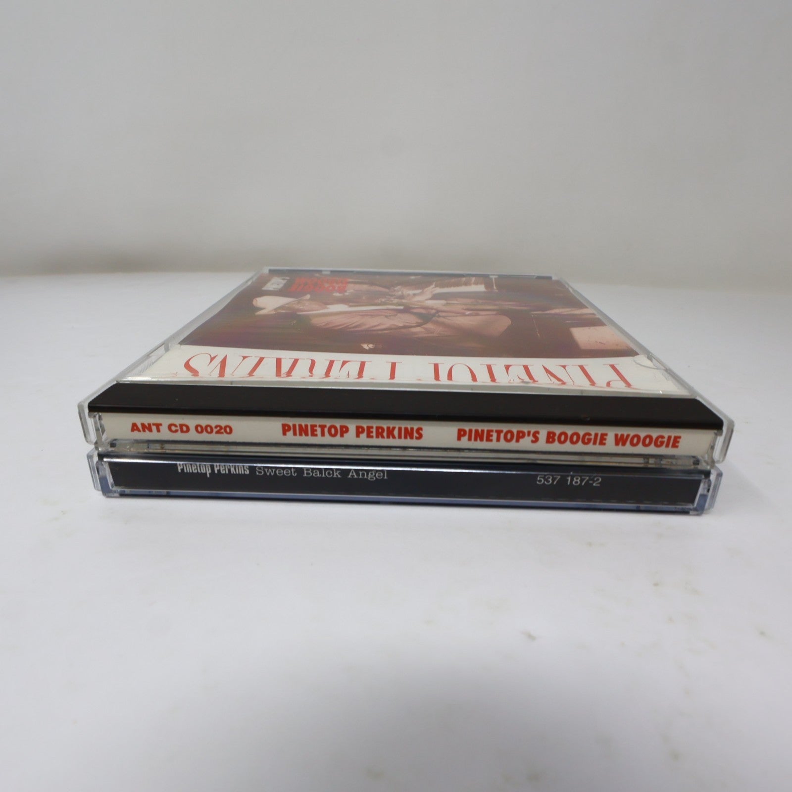 Pinetop Perkins 2 CDs Lot Sweet Black Angel/Pinetop's Boogie Woogie Blues 90s