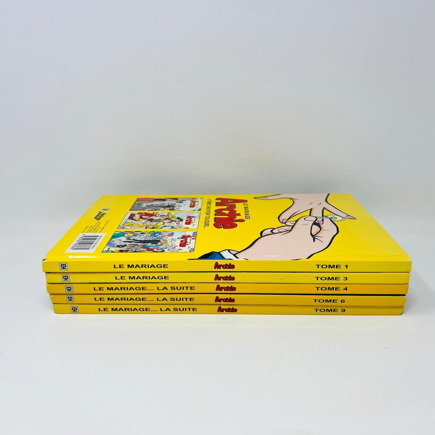5x Le Mariage Archie Lot de Bandes Dessinées BD EH HC en Français Comics French