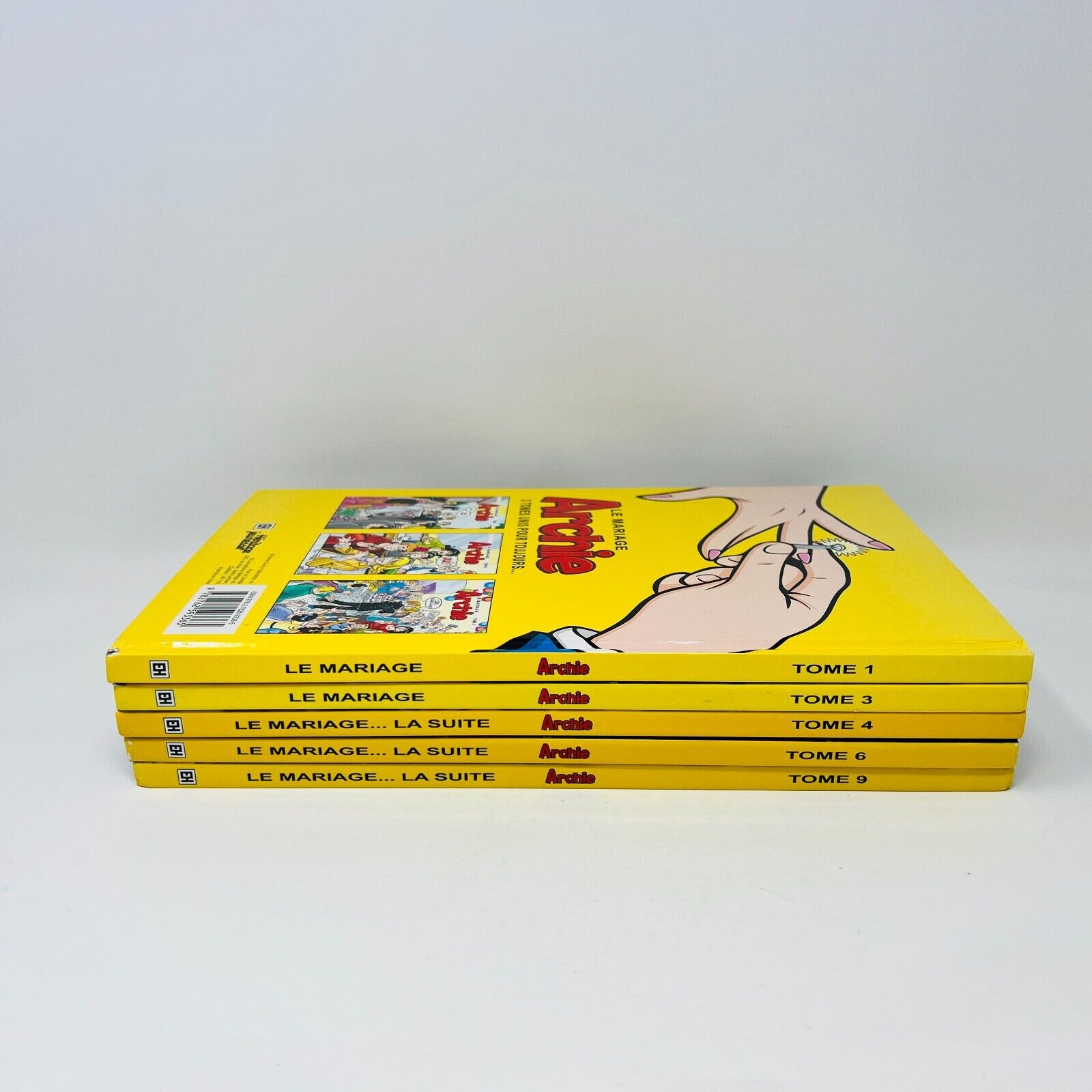 5x Le Mariage Archie Lot de Bandes Dessinées BD EH HC en Français Comics French