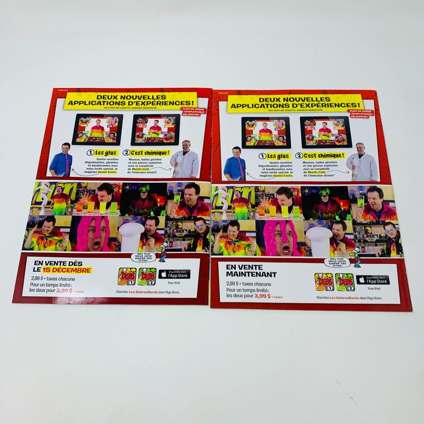 26x Les Débrouillards Magazines Enfants Français 2012-15 Années Incomplètes Lot