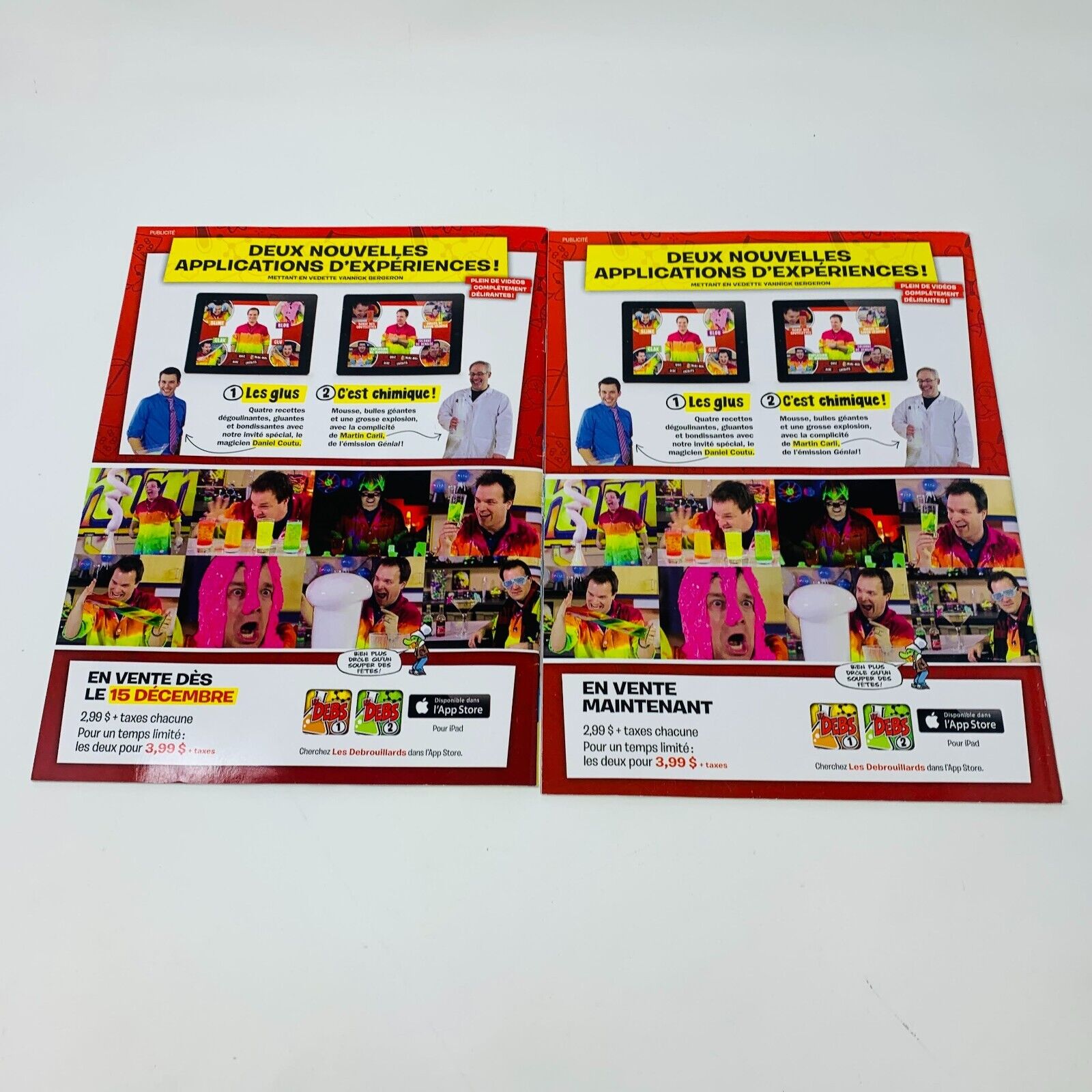 26x Les Débrouillards Magazines Enfants Français 2012-15 Années Incomplètes Lot