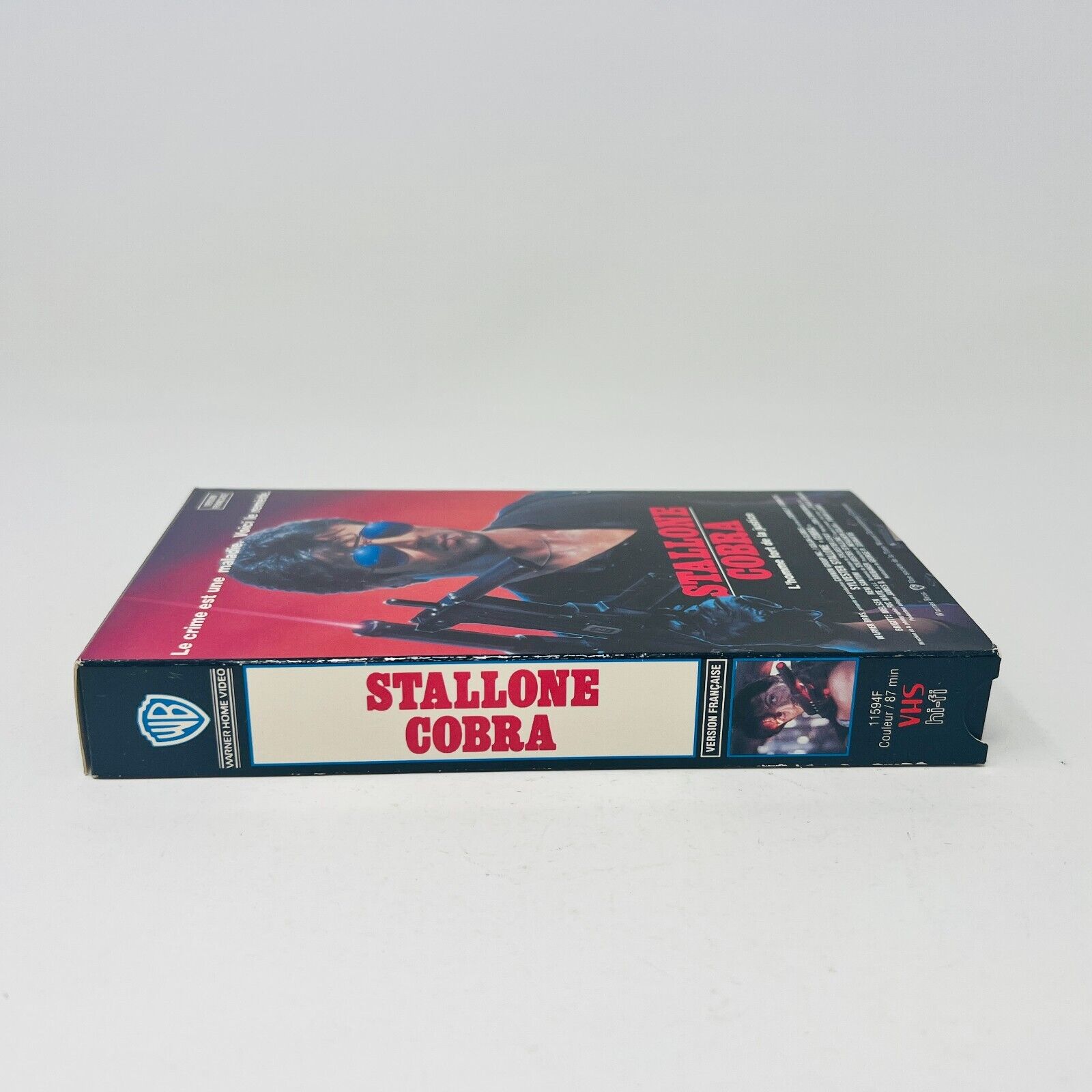 1994 Cobra VHS NTSC Testé en Français/in French Sylvester Stallone Action