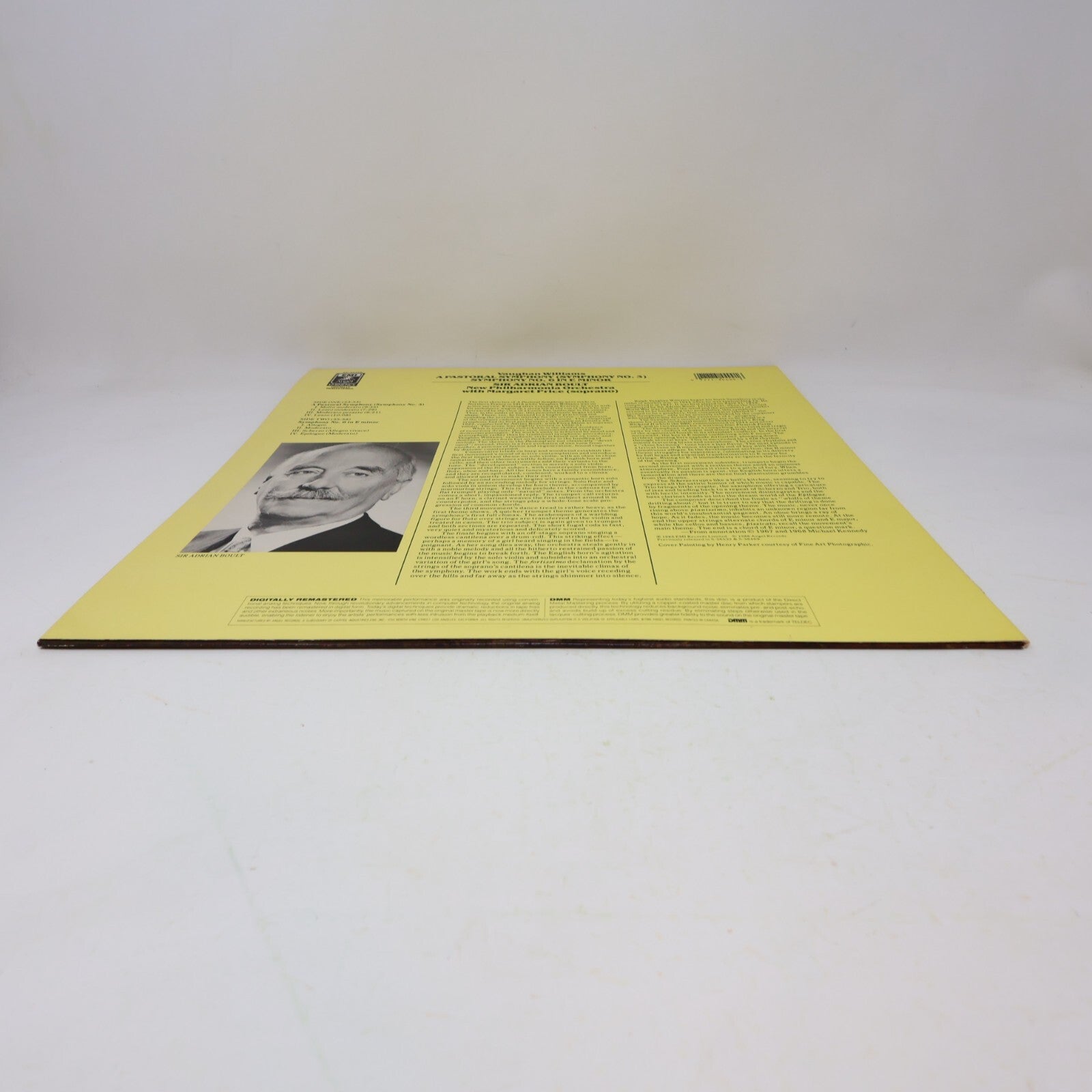 Sir Adrian Boult Vaughan Williams Margaret Price Pastoral Record Vinyl AE-34499