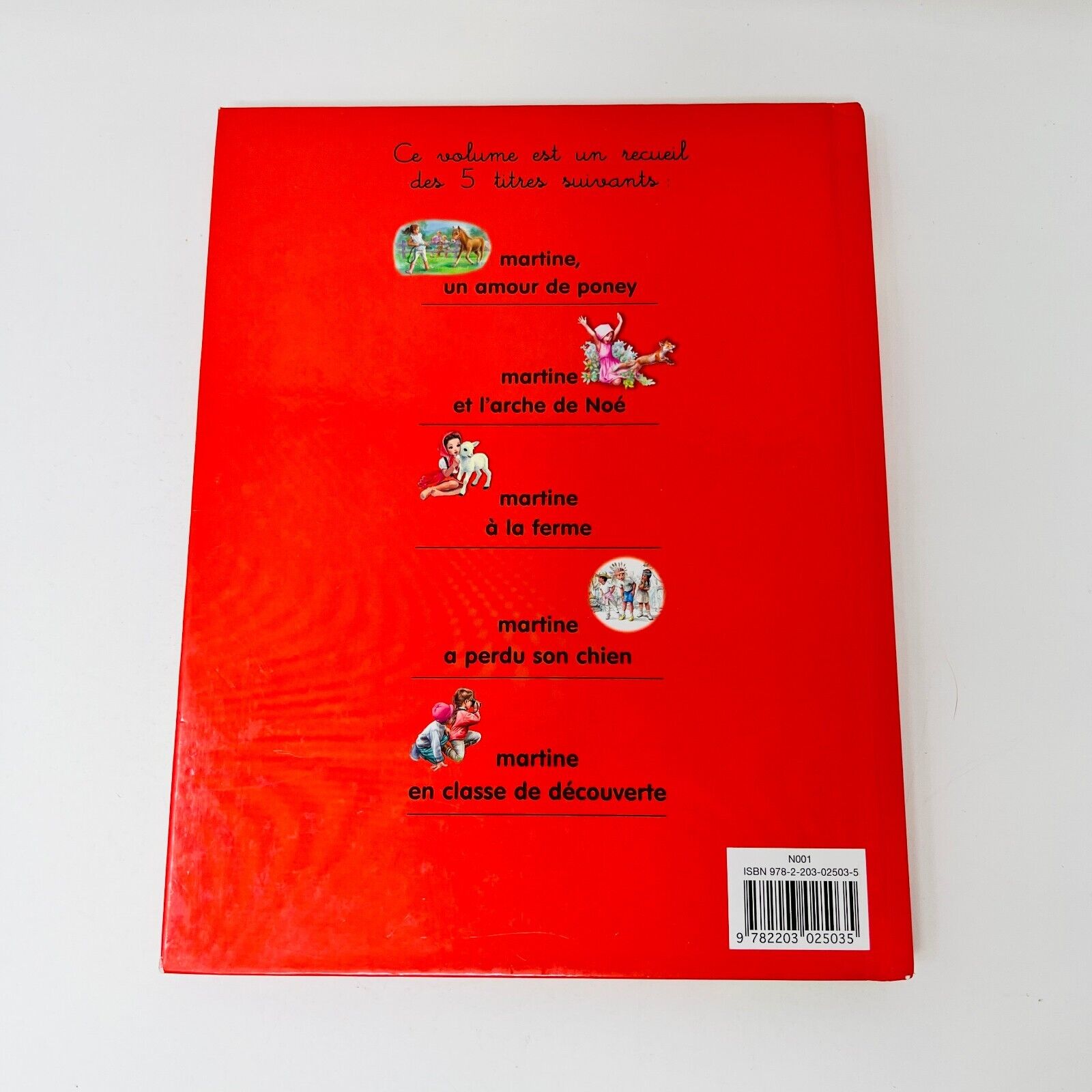 5x Martine Lot d'Omnibus Casterman 32 Histoires au Total Delahaye/Marcel Marlier