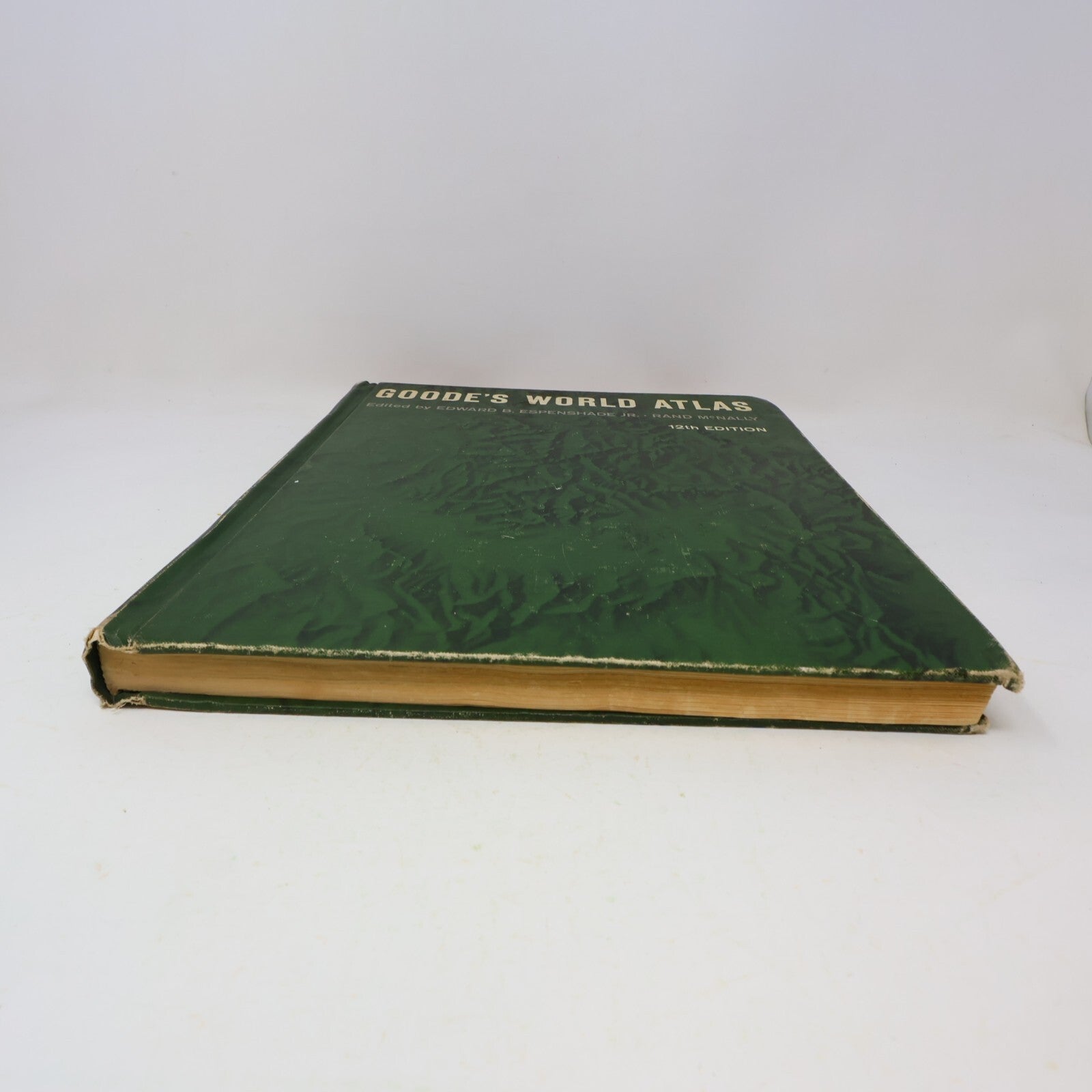 1966 Goode's World Atlas 12Th Edition Edward B. Espenshade Jr. Geography Book HC